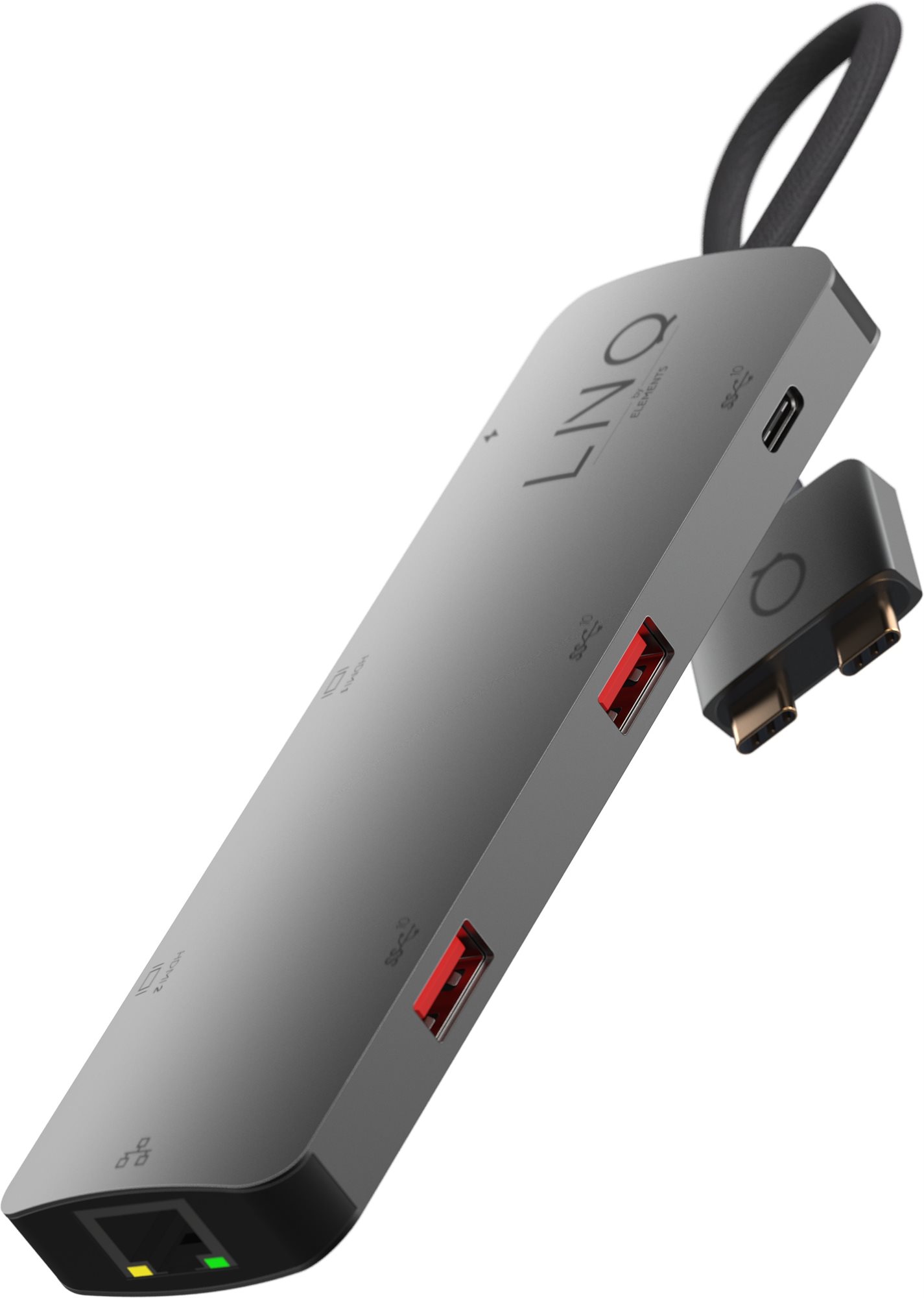 LINQ Pro USB-C 10Gbps Multiport Hub with Dual 4K HDMI and Ethernet...