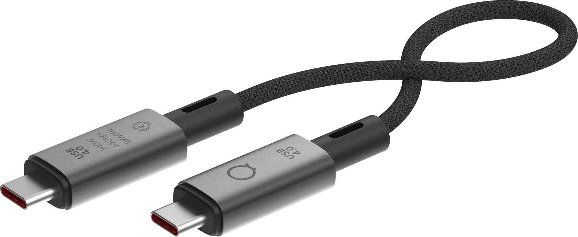 LINQ USB4 PRO Cable 0,3m - Space Grey Adatkábel