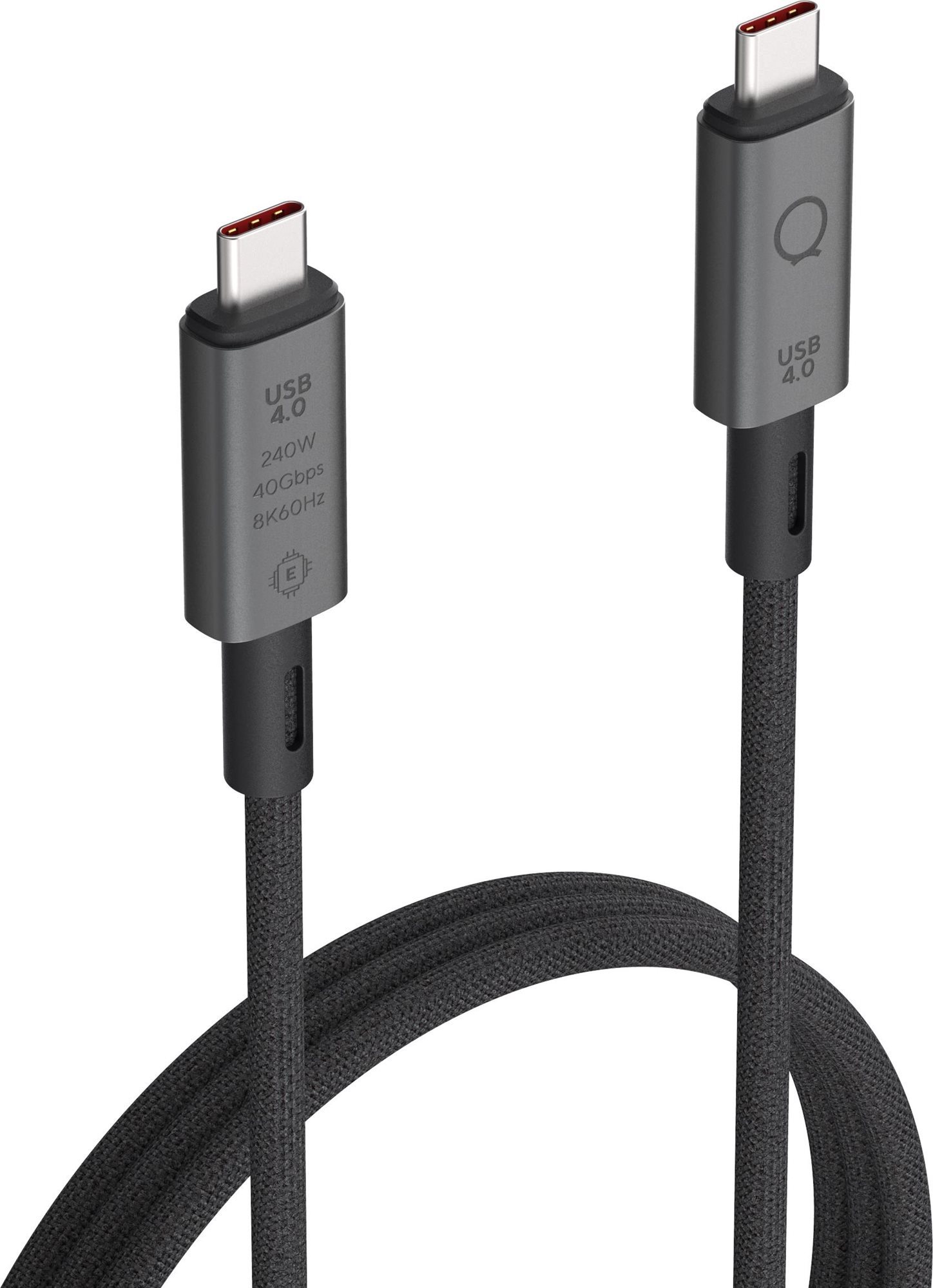 LINQ USB4 PRO Cable 1.0m - Space Grey Datenkabel