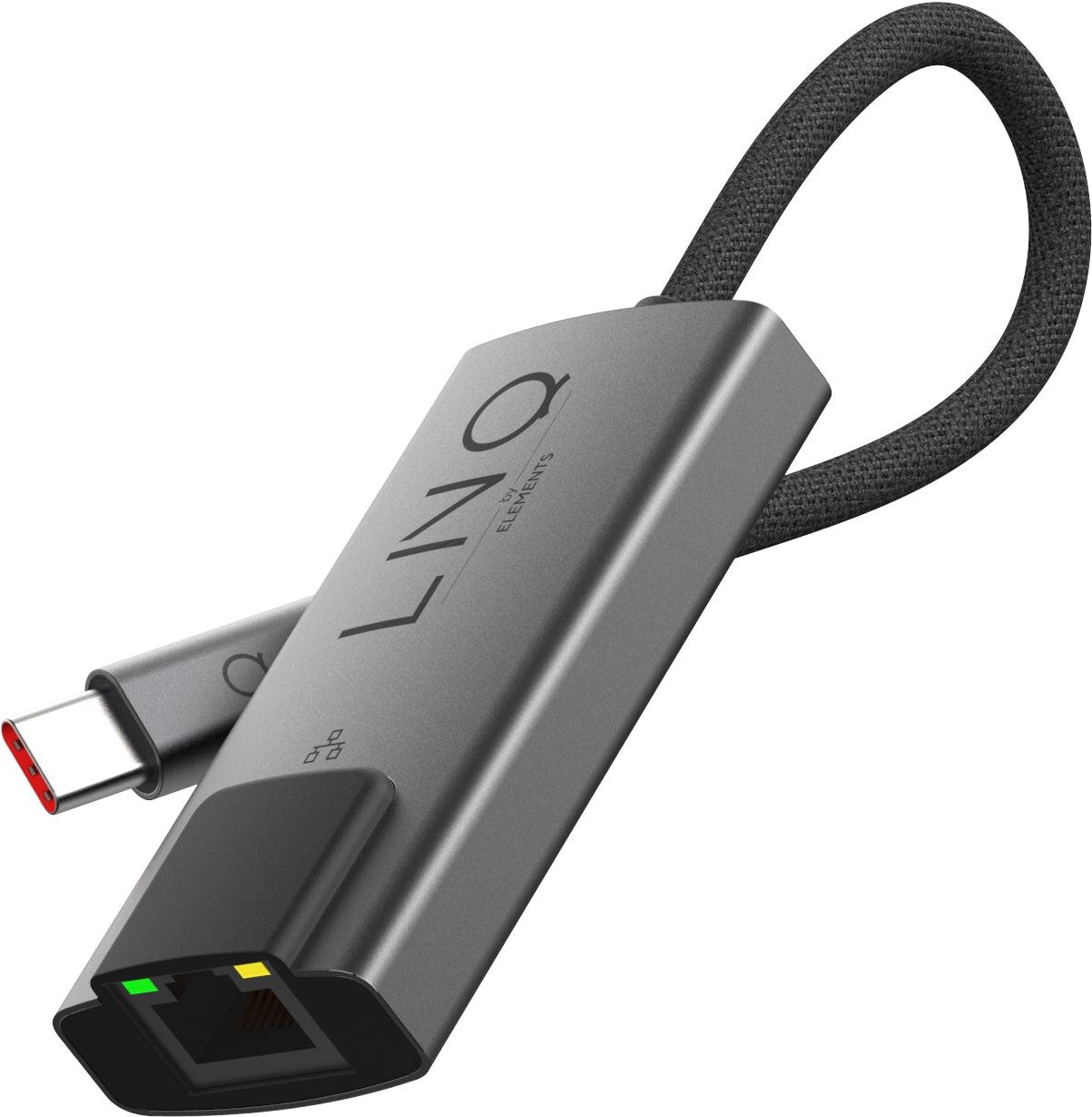 LINQ 2.5Gbe USB-C Ethernet Adapter - Spacegrau Port-Replikator