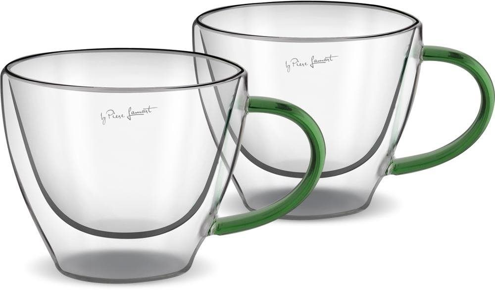 Lamart LT9115 VASO Cappuccino szett 190 ml 2 db zöld Pohár