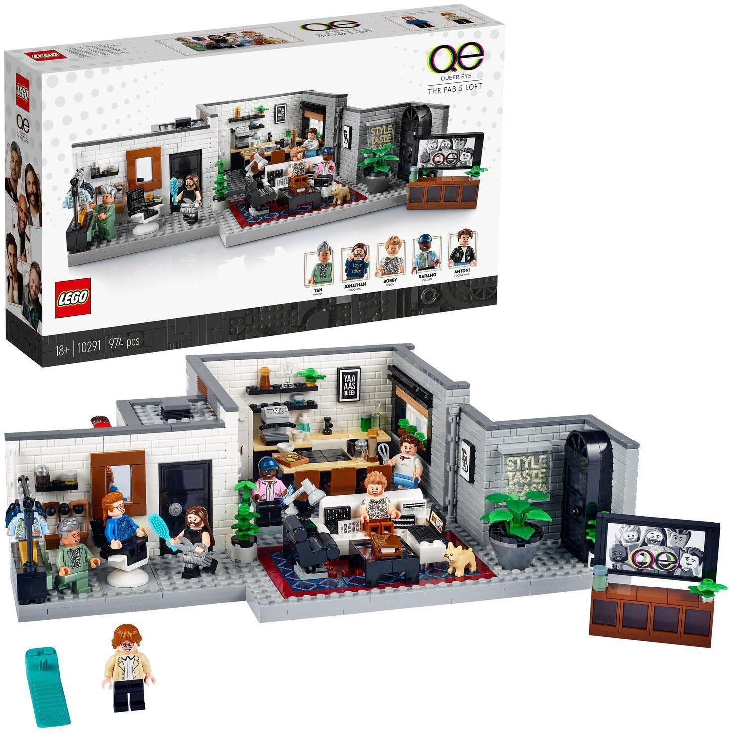 LEGO Creator 10291 Queer Eye – Le loft des Fab 5 Construction LEGO