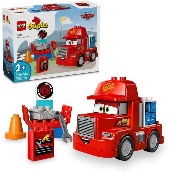 LEGO® DUPLO® | Disney 10417 Mack na pretekoch LEGO stavebnica