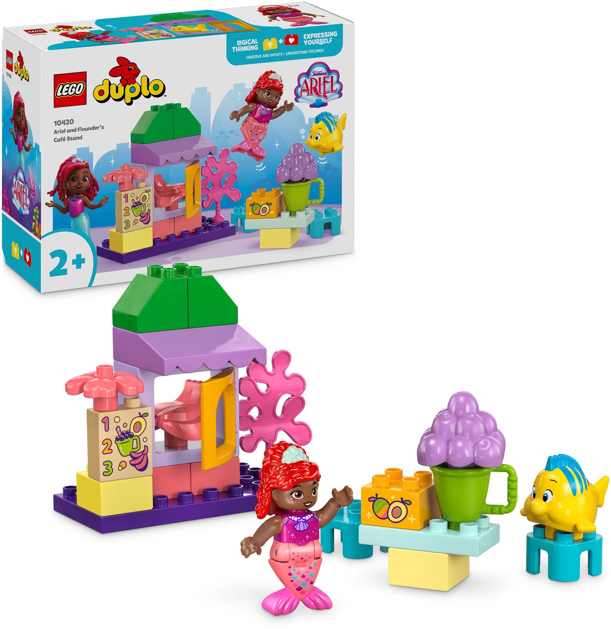 LEGO® DUPLO® - Disney 10420 Ariel a Šupinka – stánek s kávou LEGO...