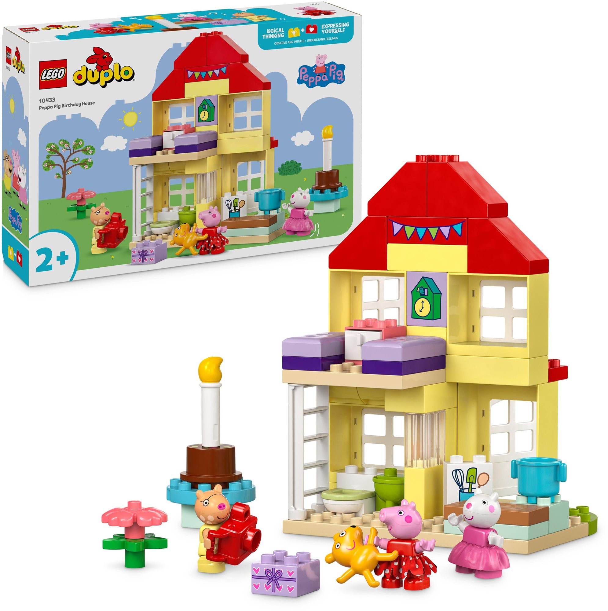 LEGO® DUPLO® 10433 Prasátko Peppa a narozeninový dům LEGO stavebnice