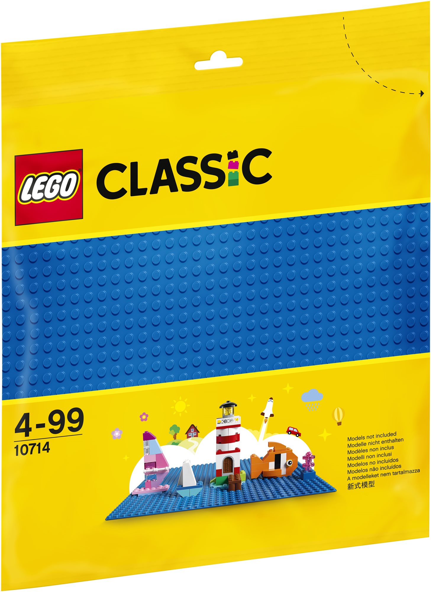 LEGO Classic 10714 Blue mat for building LEGO Set