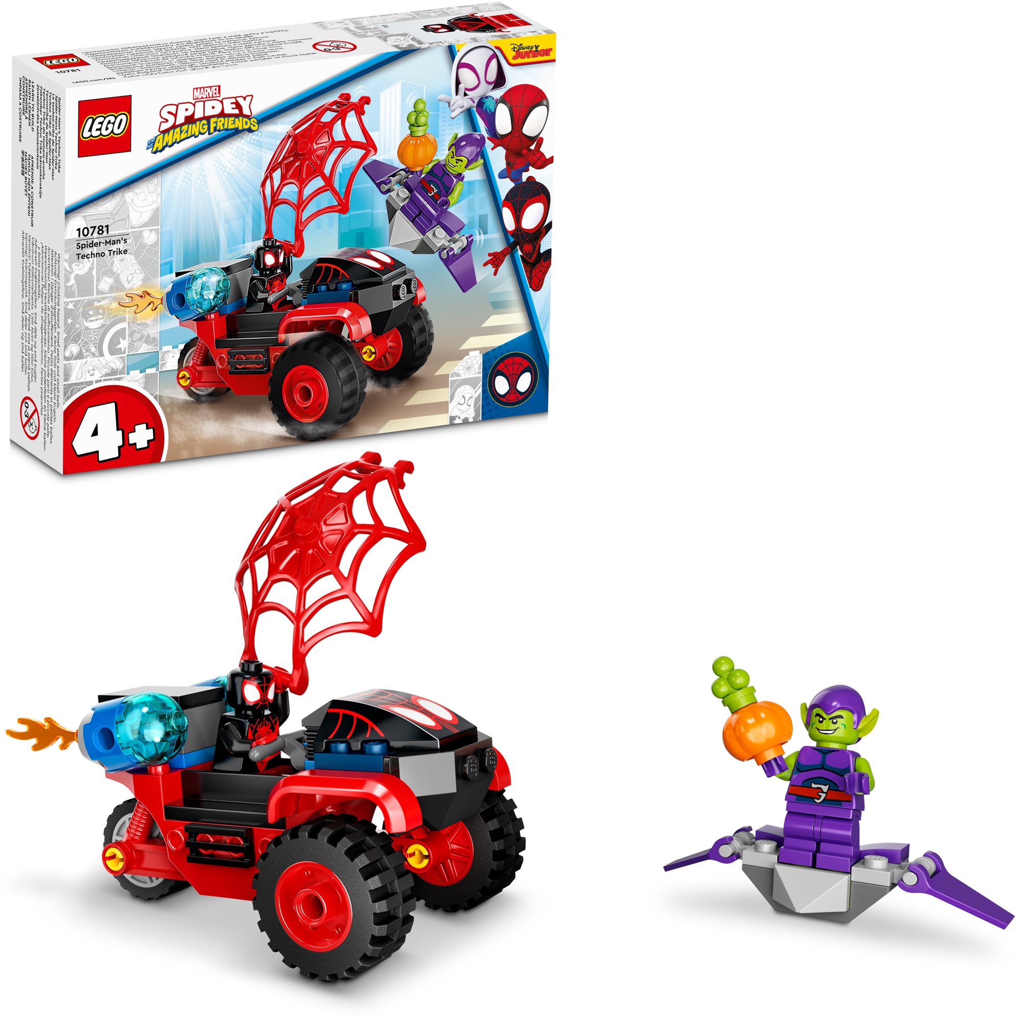 LEGO® Marvel 10781 Miles Morales: Spider-Man’s Techno Trike LEGO Set