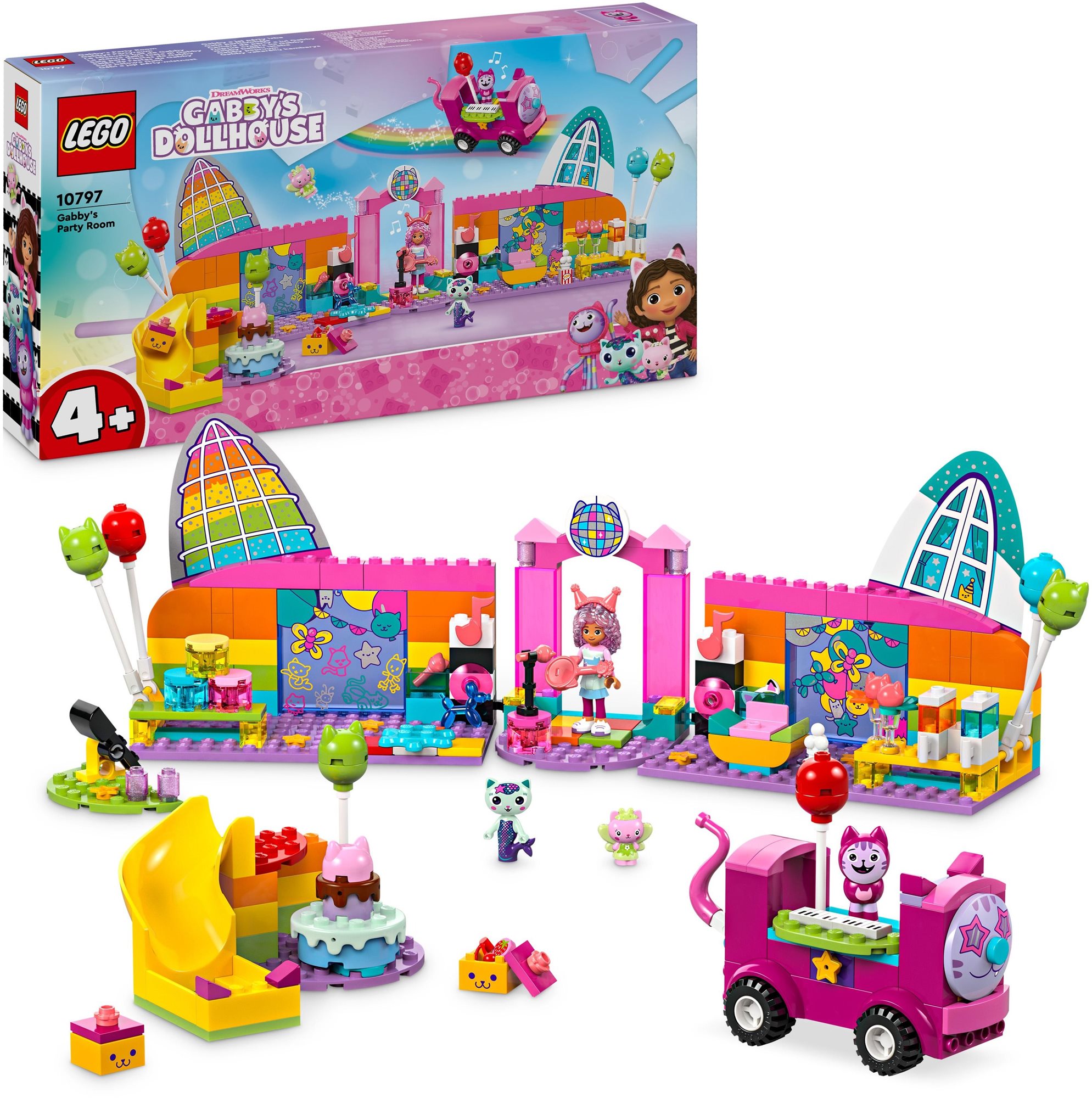 LEGO® Gabinin kúzelný domček 10797 Gabby a jej párty izba LEGO...