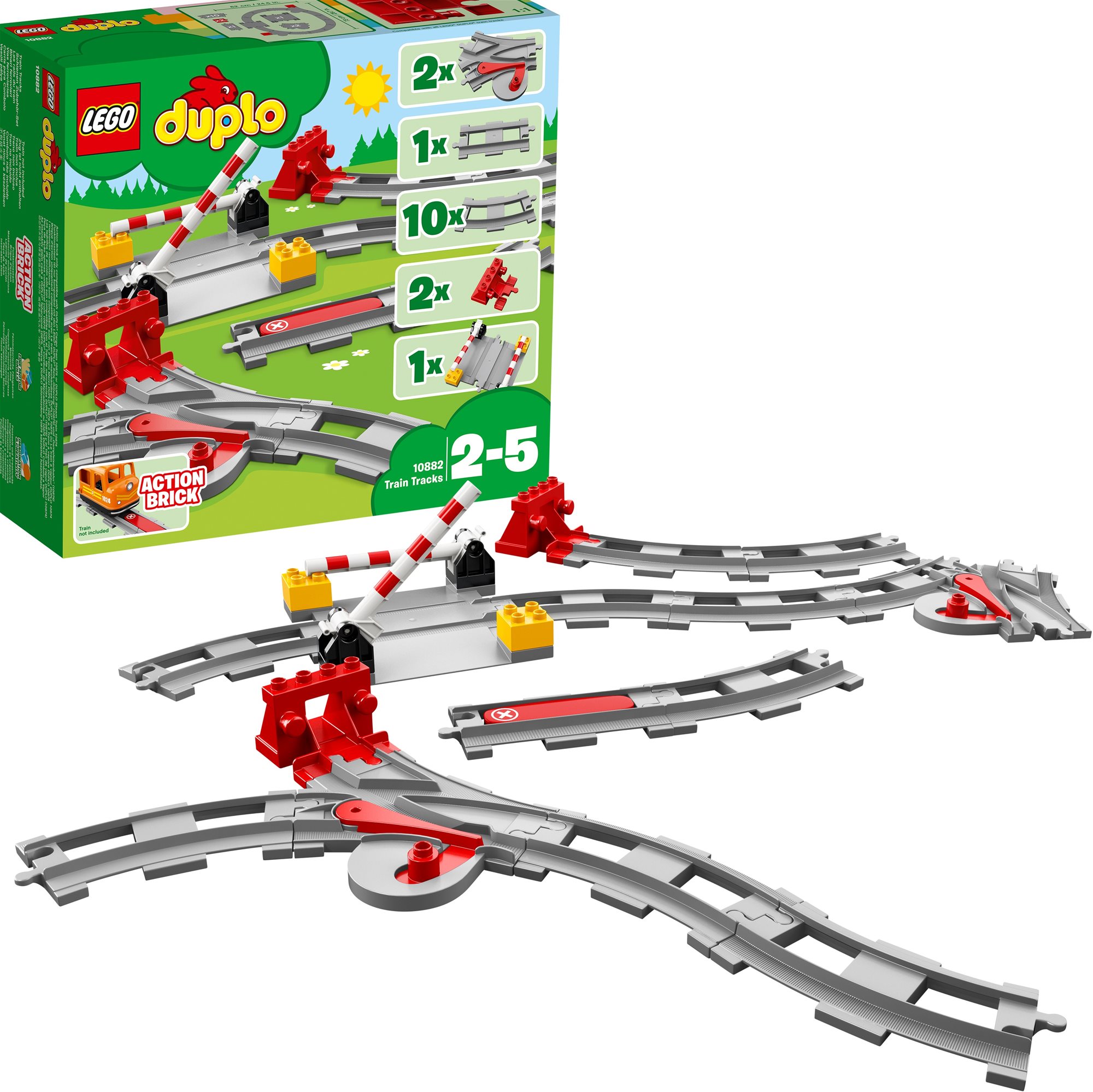 LEGO DUPLO 10882 Koľajnice LEGO stavebnica