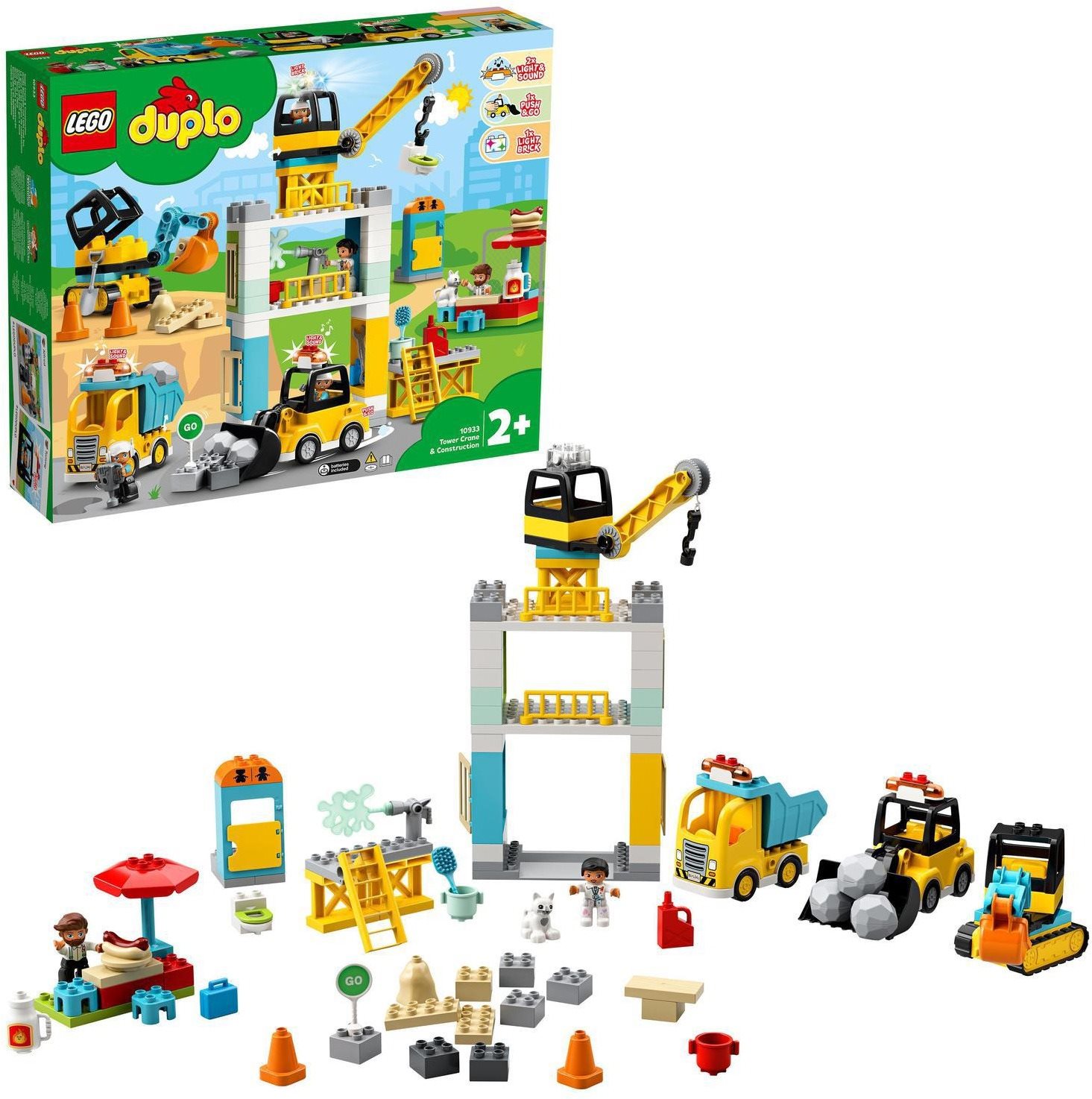 LEGO® DUPLO® 10933 Tower Crane & Construction LEGO Set