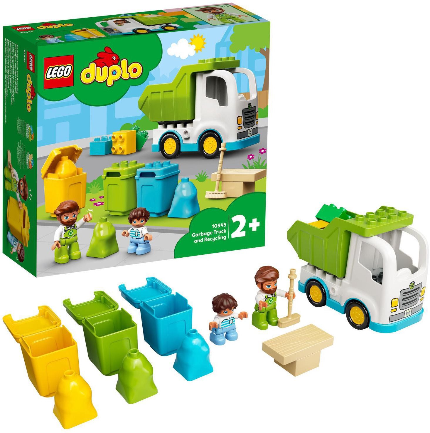 LEGO DUPLO 10945 Le camion poubelle et le tri sélectif...