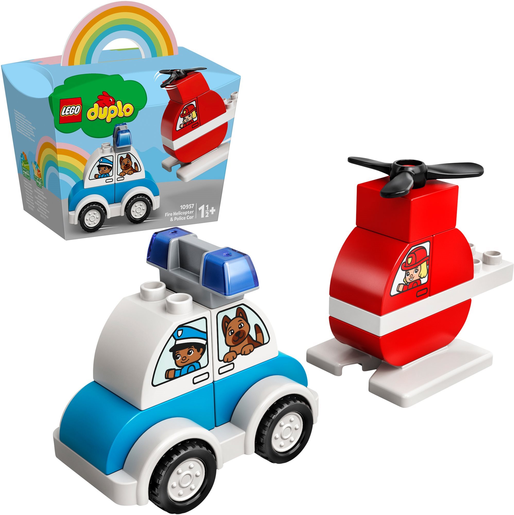 LEGO DUPLO My First 10957 Fire Helicopter & Police Car LEGO Set
