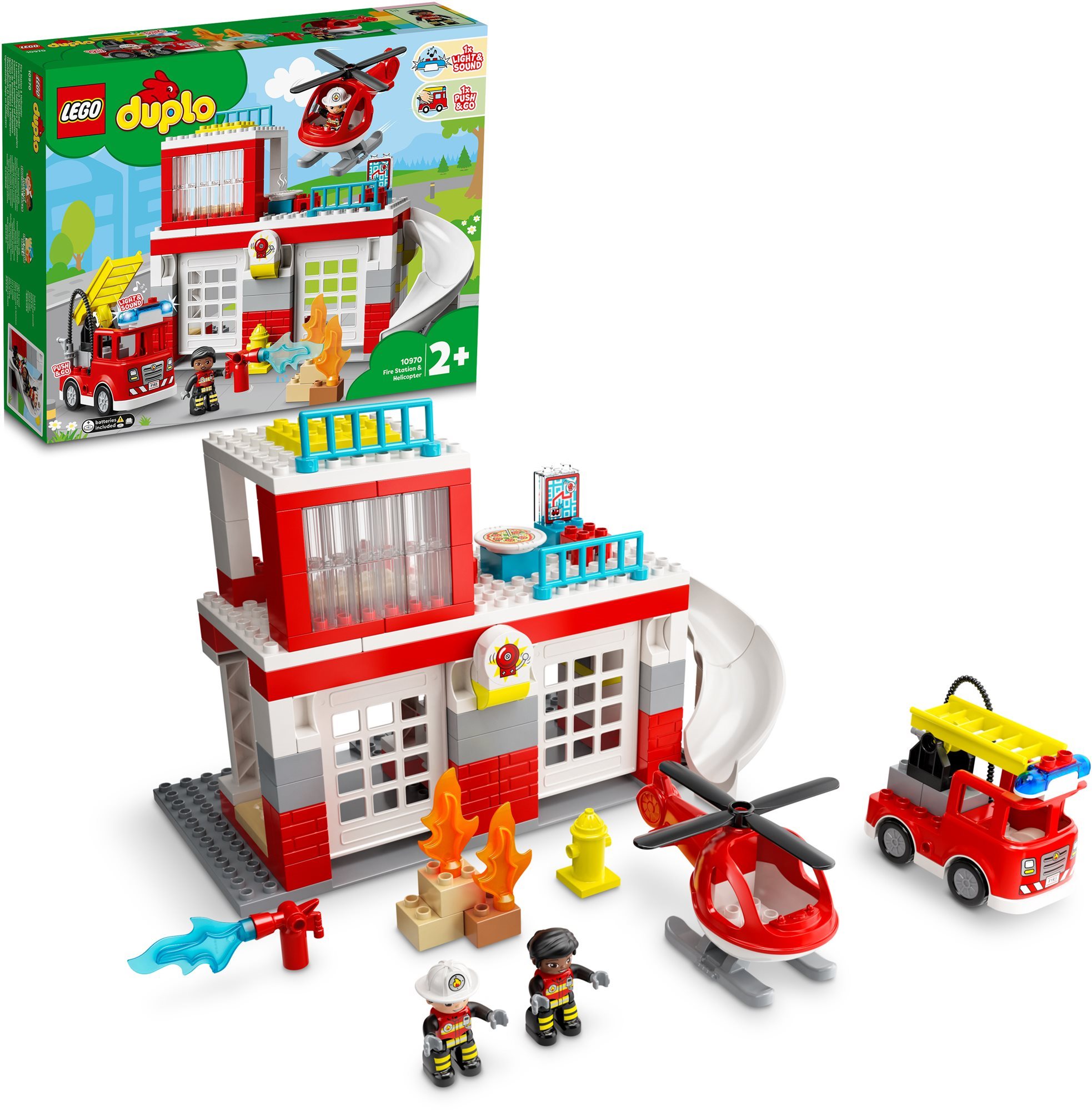 LEGO® DUPLO® 10970 Hasičská stanice a vrtuľník LEGO stavebnica