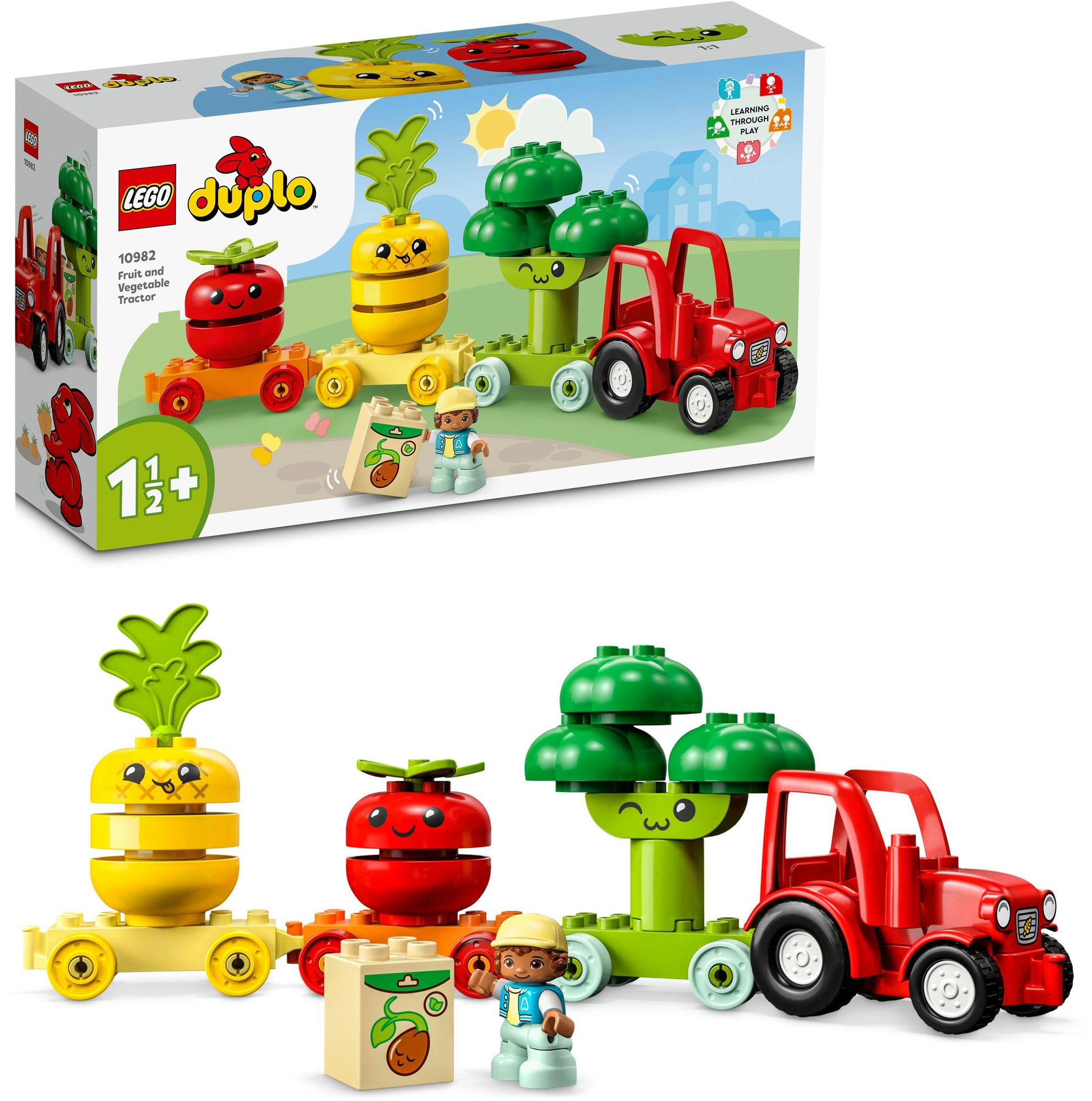 LEGO® DUPLO® Gyümölcs- és zöldségtraktor 10982 LEGO