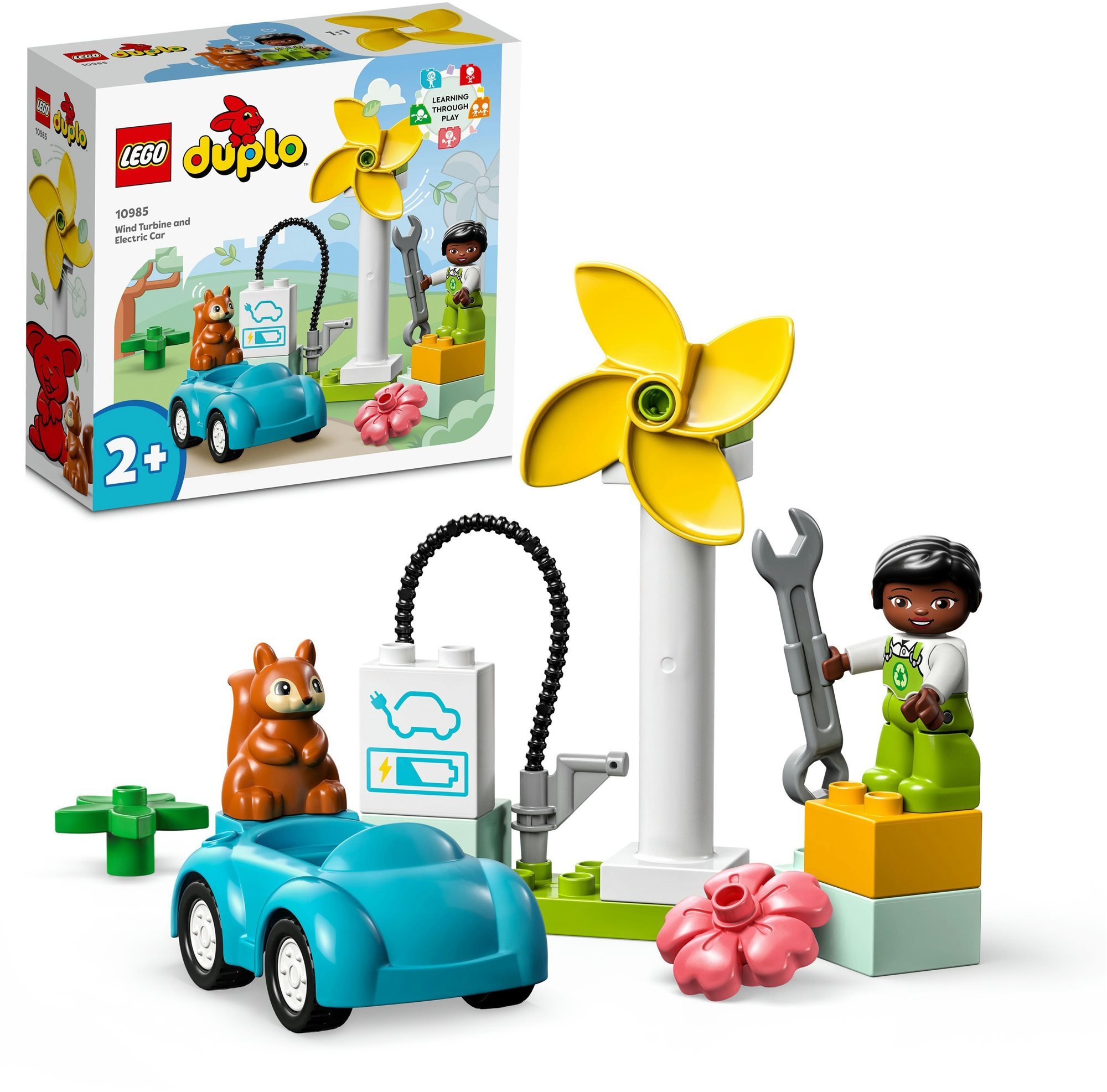LEGO® DUPLO® 10985 Veterná turbína a elektromobil LEGO stavebnica