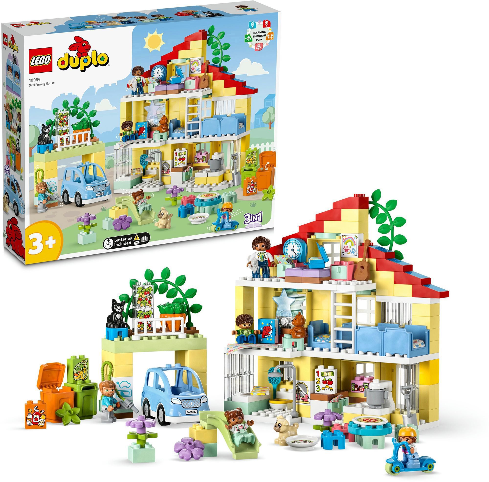 LEGO® DUPLO® 10994 Rodinný dom 3 v 1 LEGO stavebnica