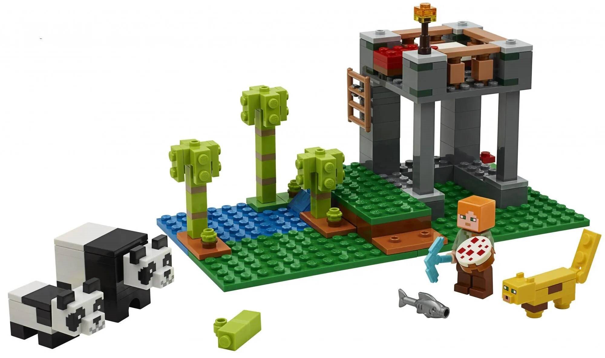 LEGO Minecraft 21158 The Panda Nursery LEGO Set