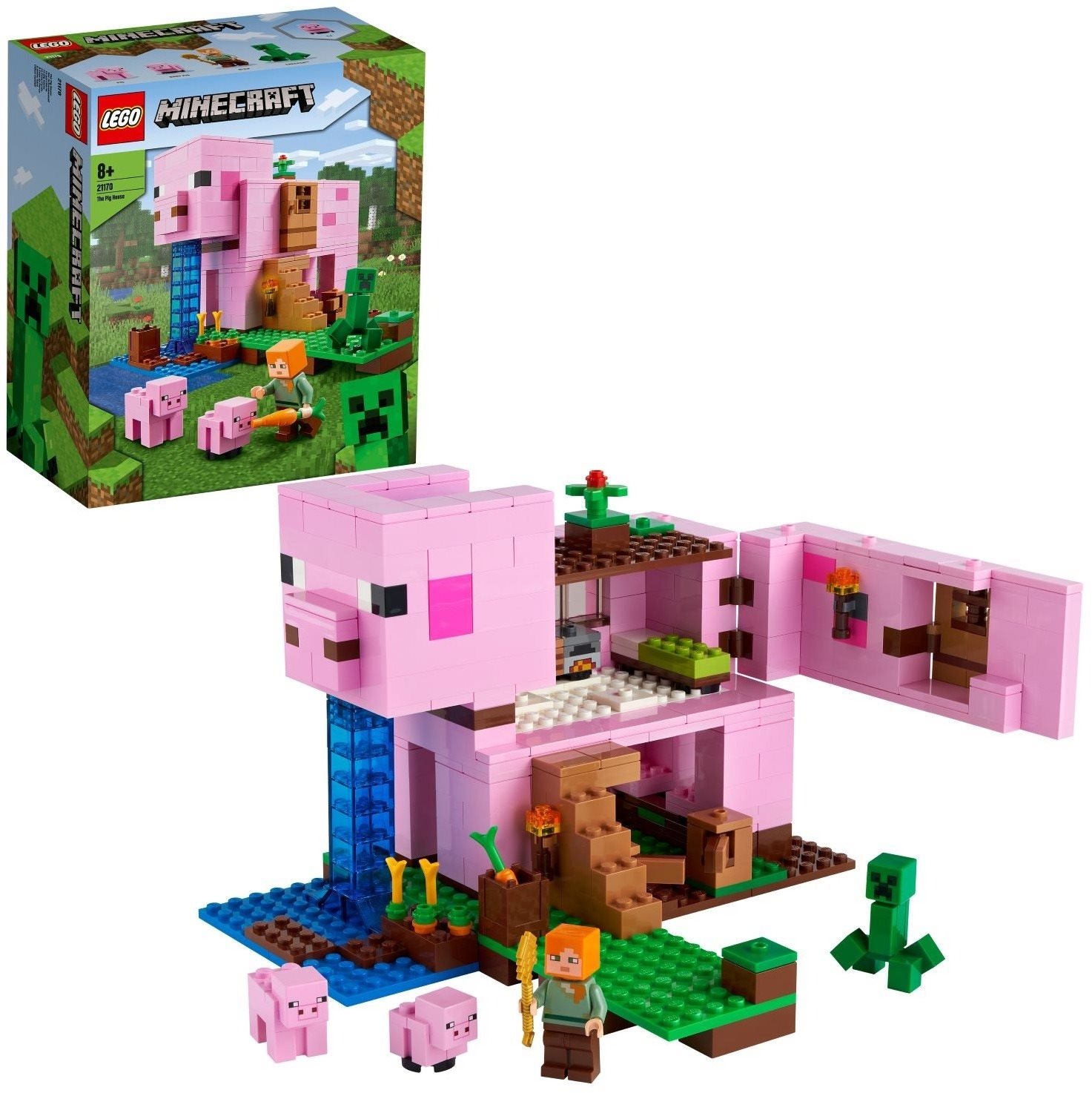 LEGO® Minecraft™ 21170 The Pig House LEGO Set