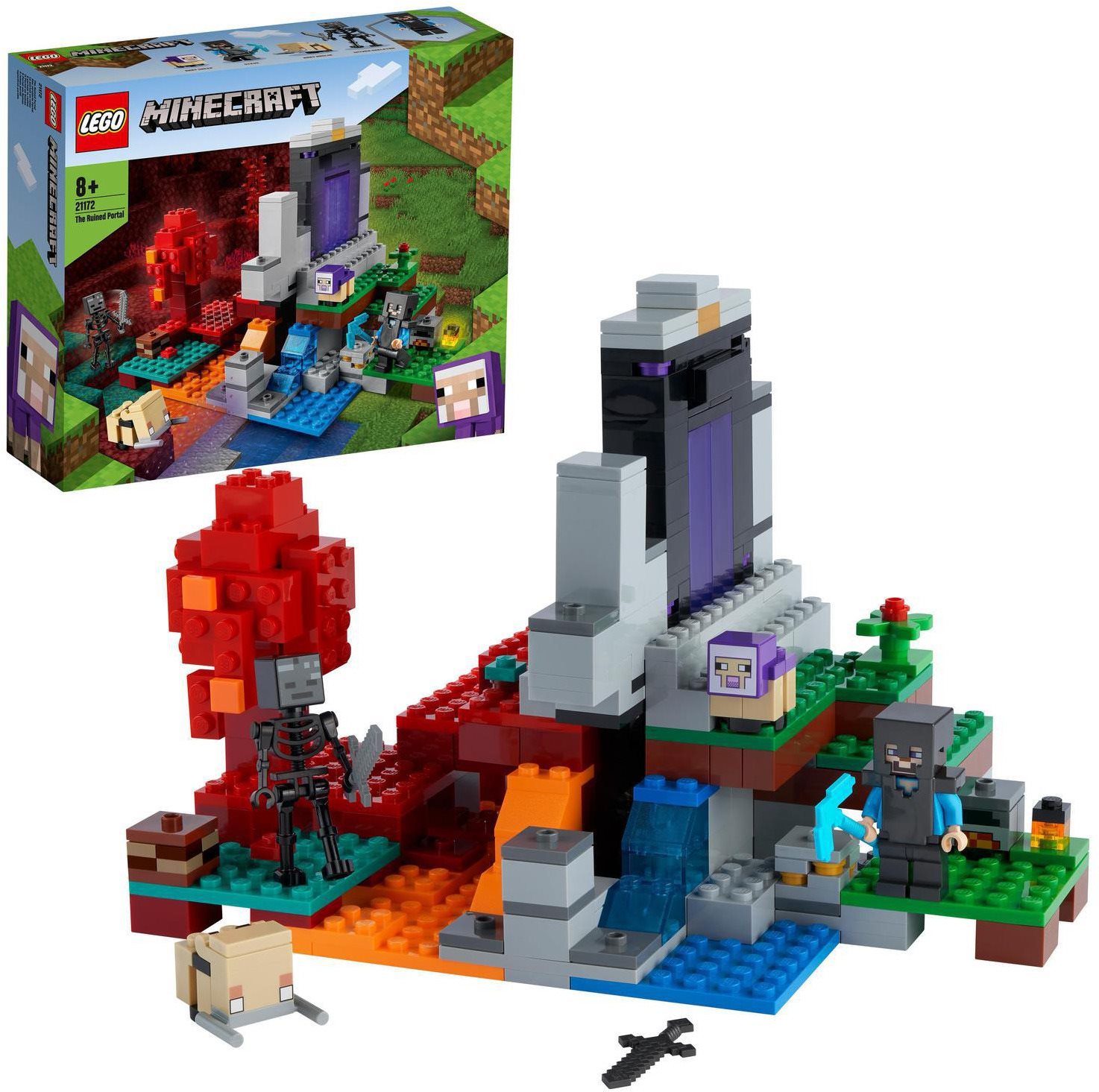 LEGO Minecraft 21172 Le Portail en ruine Construction LEGO