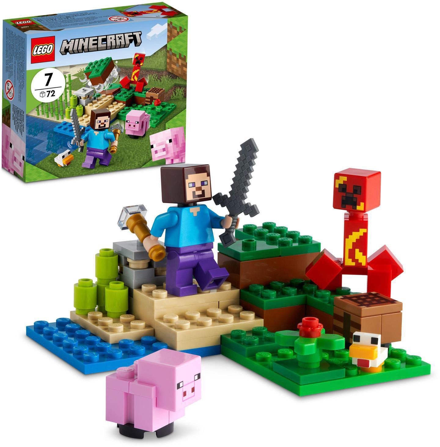LEGO® Minecraft® 21177 The Creeper™ Ambush LEGO Set
