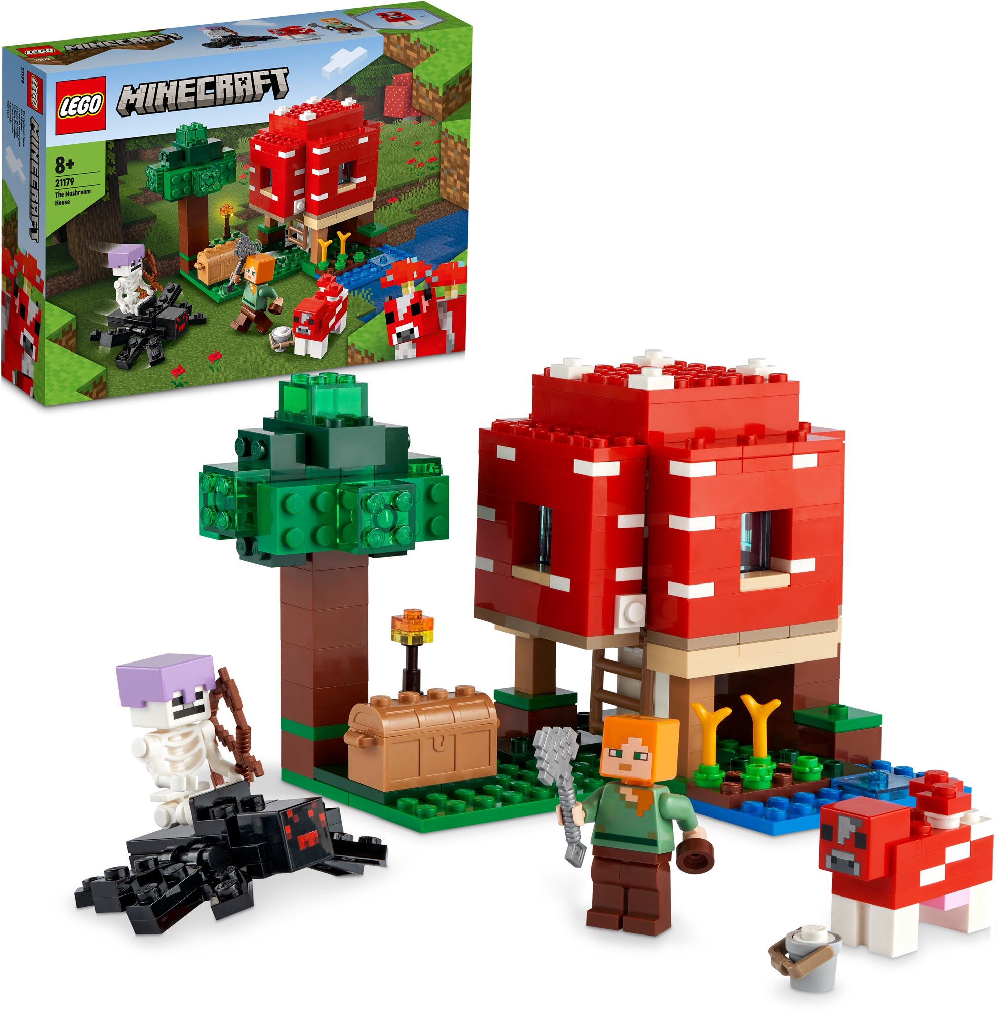 LEGO® Minecraft® 21179  Houbový domek LEGO stavebnice