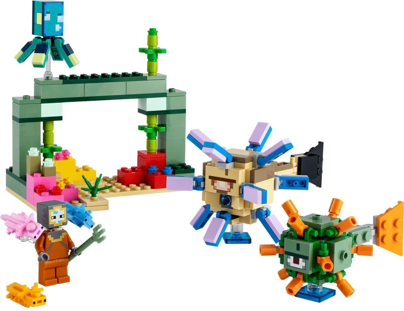 LEGO® Minecraft® 21180 The Guardian Battle LEGO Set