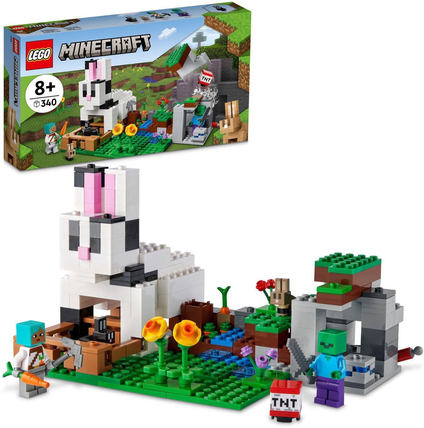 LEGO® Minecraft® 21181 The Rabbit Ranch LEGO Set