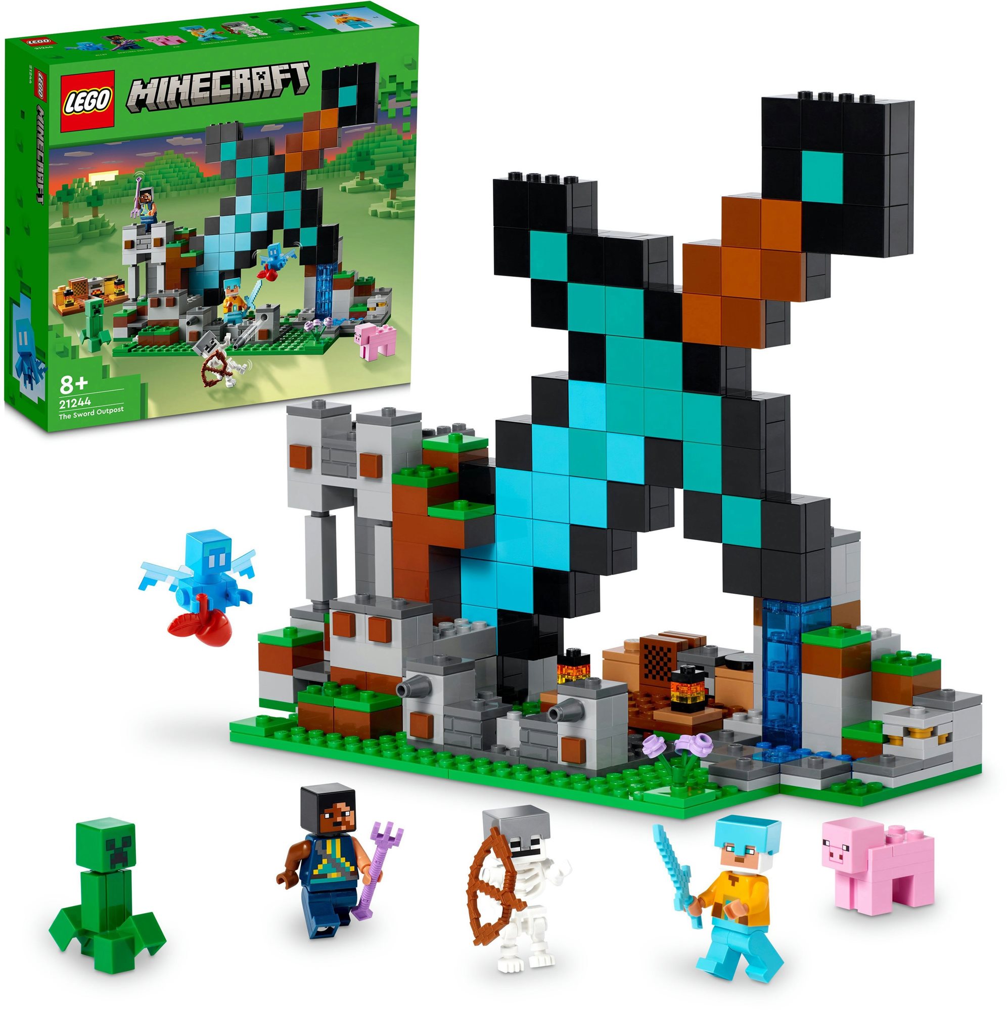 LEGO® Minecraft® A kardos erődítmény 21244 LEGO