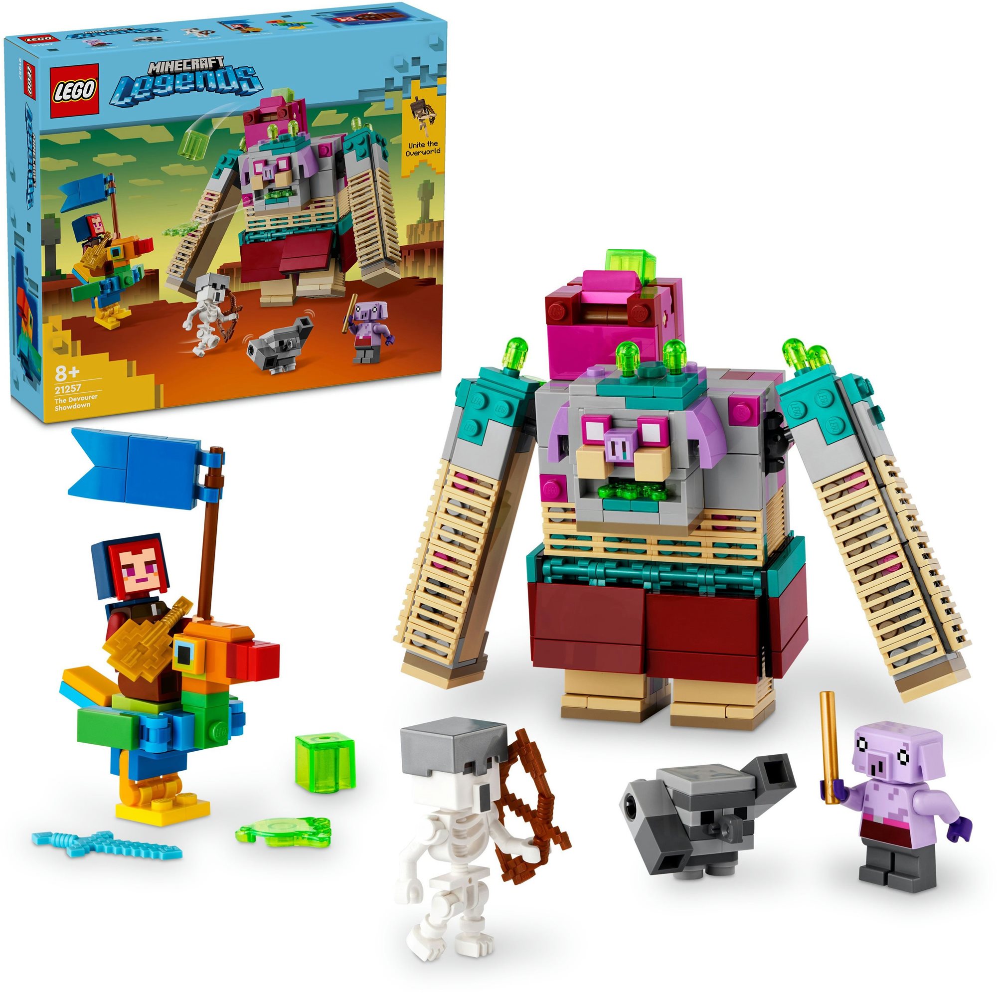 LEGO® Minecraft® 21257 Showdown mit dem Verschlinger LEGO-Bausatz