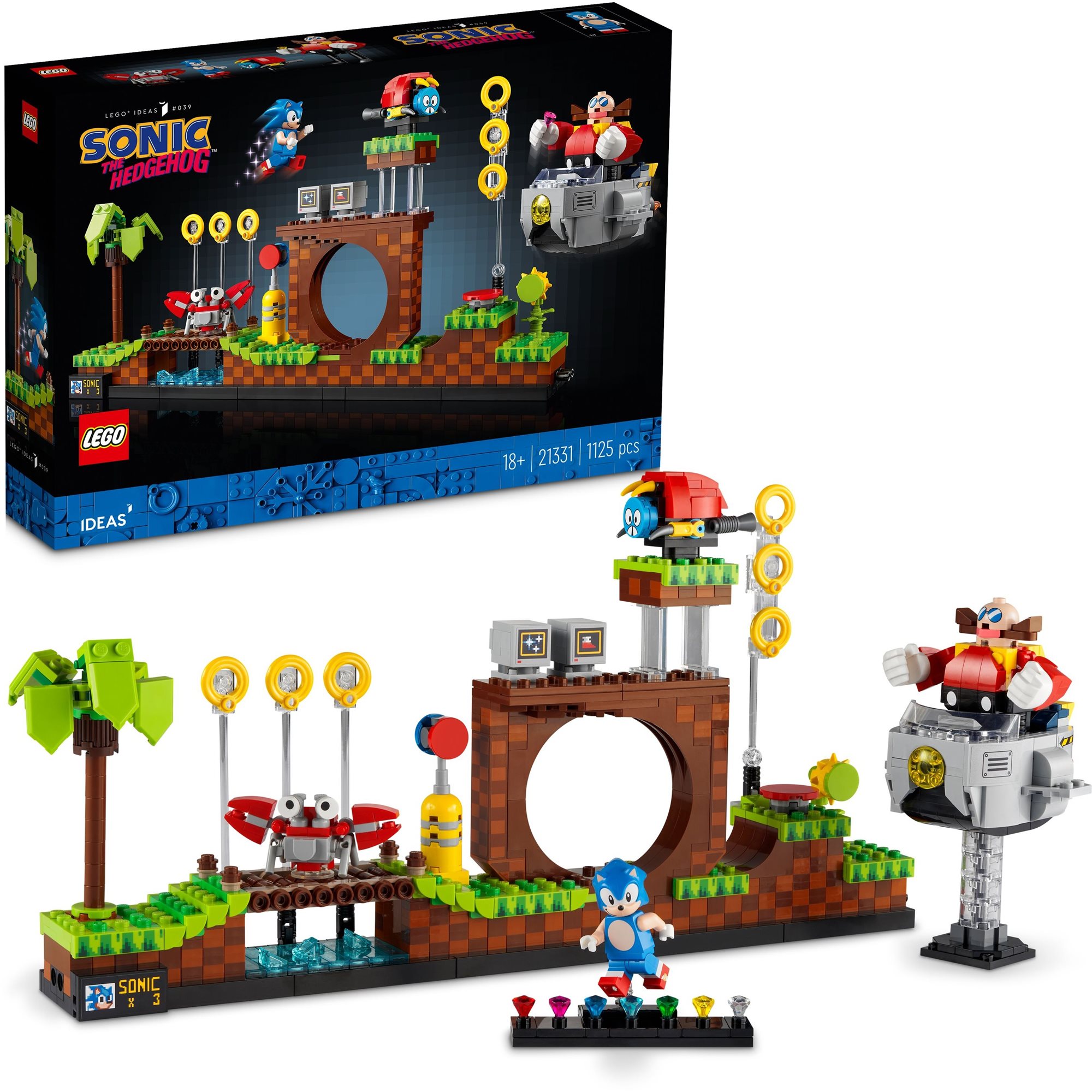 LEGO® Ideas 21331 Sonic the Hedgehog™ – Green Hill Zone LEGO...
