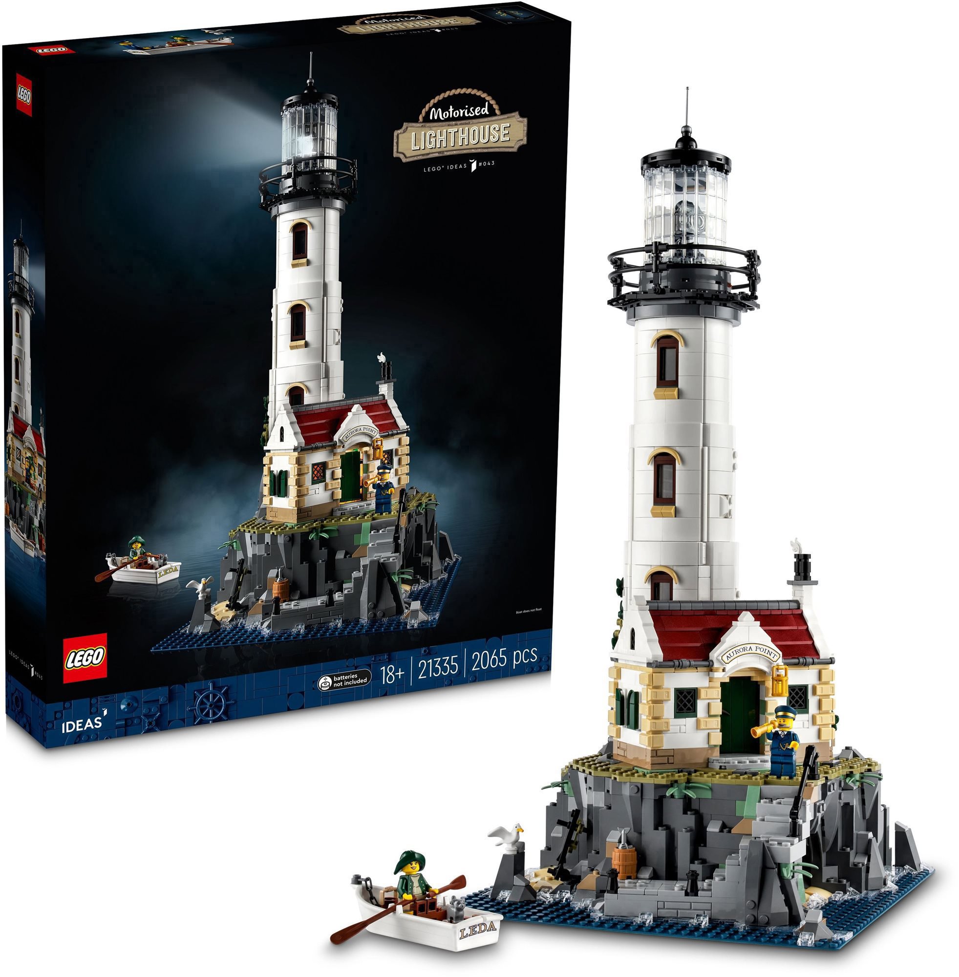 LEGO® Ideas Motorizált világítótorony 21335 LEGO