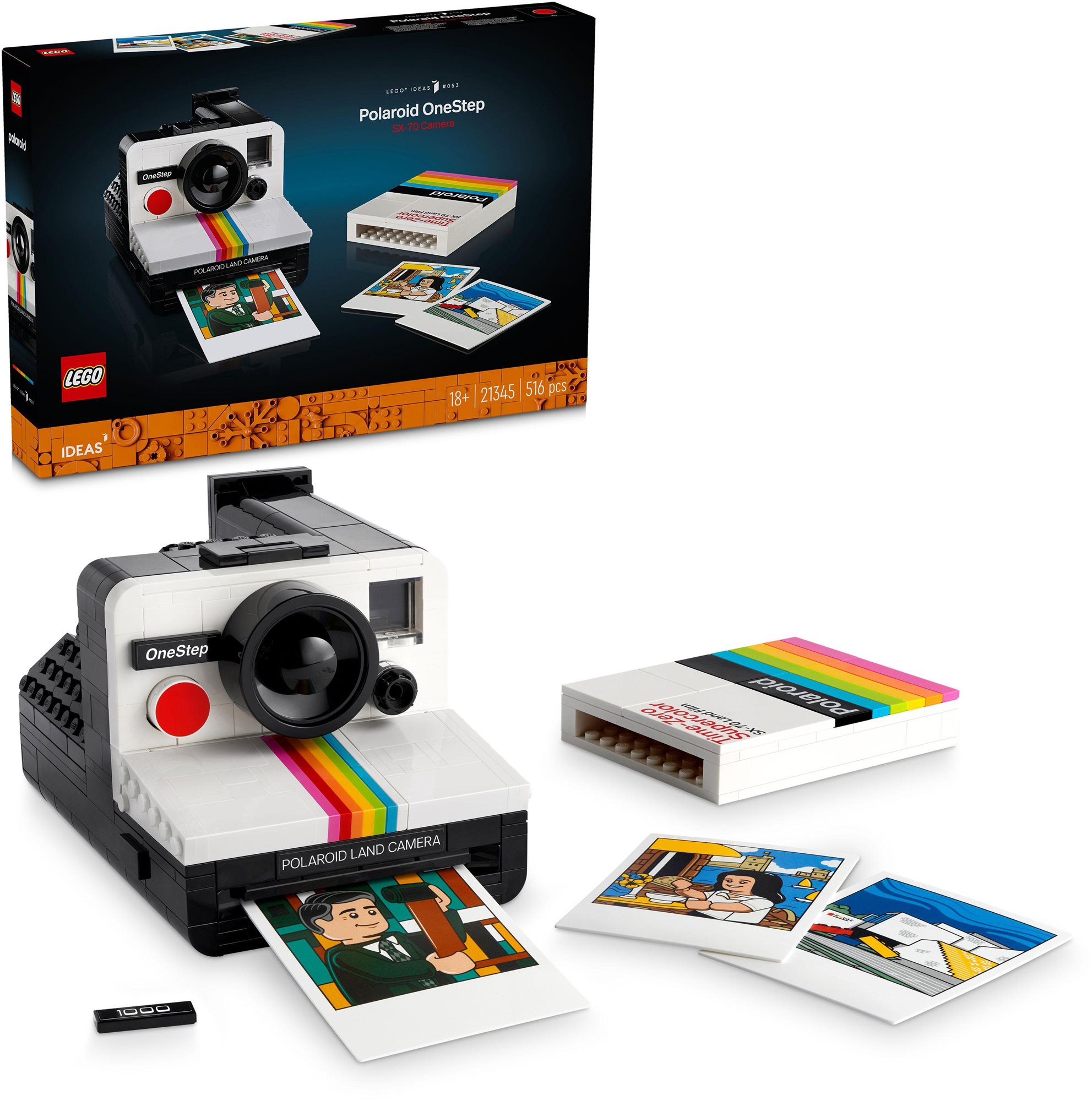 LEGO® Ideas 21345 Polaroid OneStep SX-70 Sofortbildkamera...