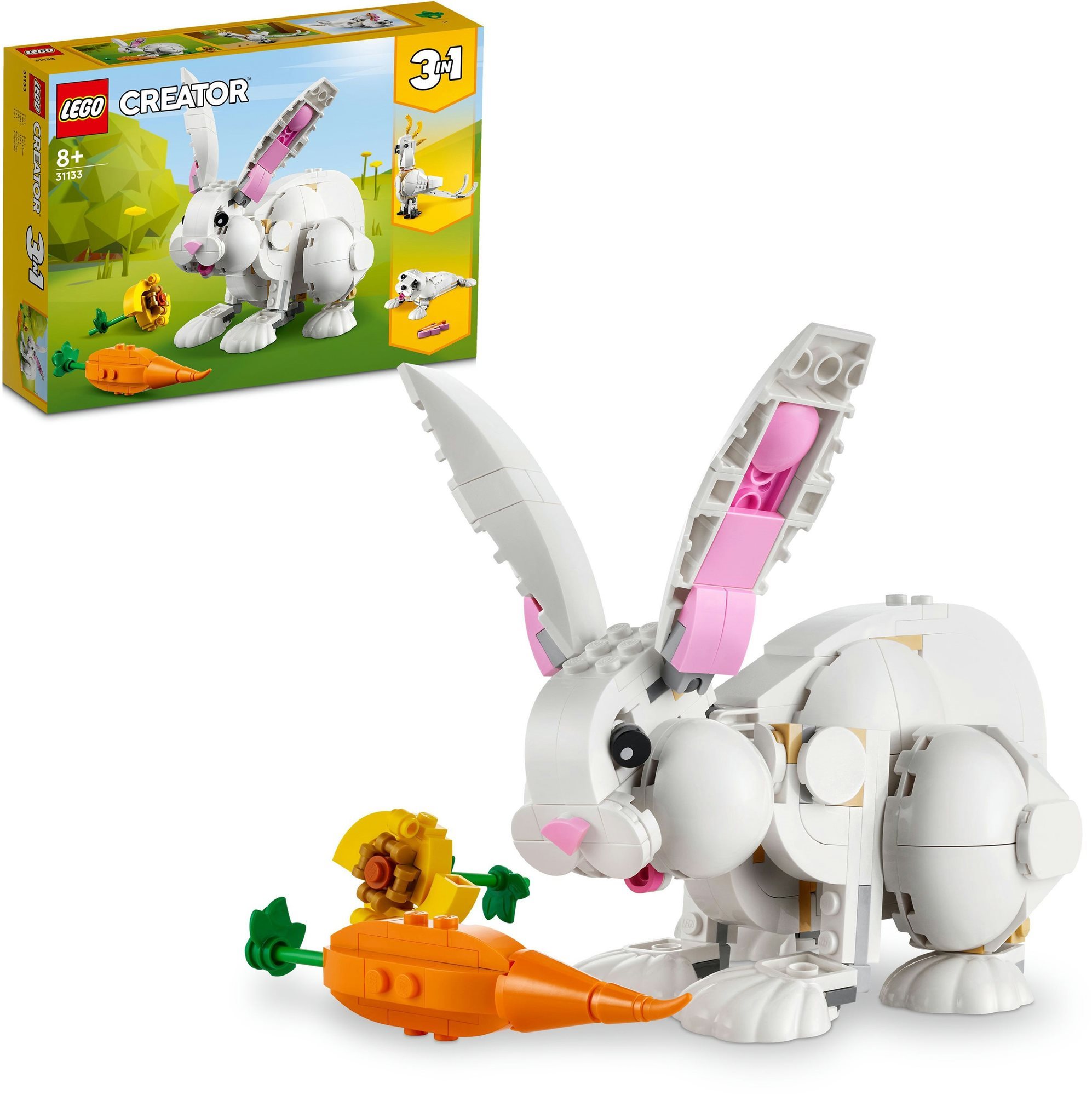 LEGO® Creator 3 v 1 31133 Weißer Hase LEGO-Bausatz
