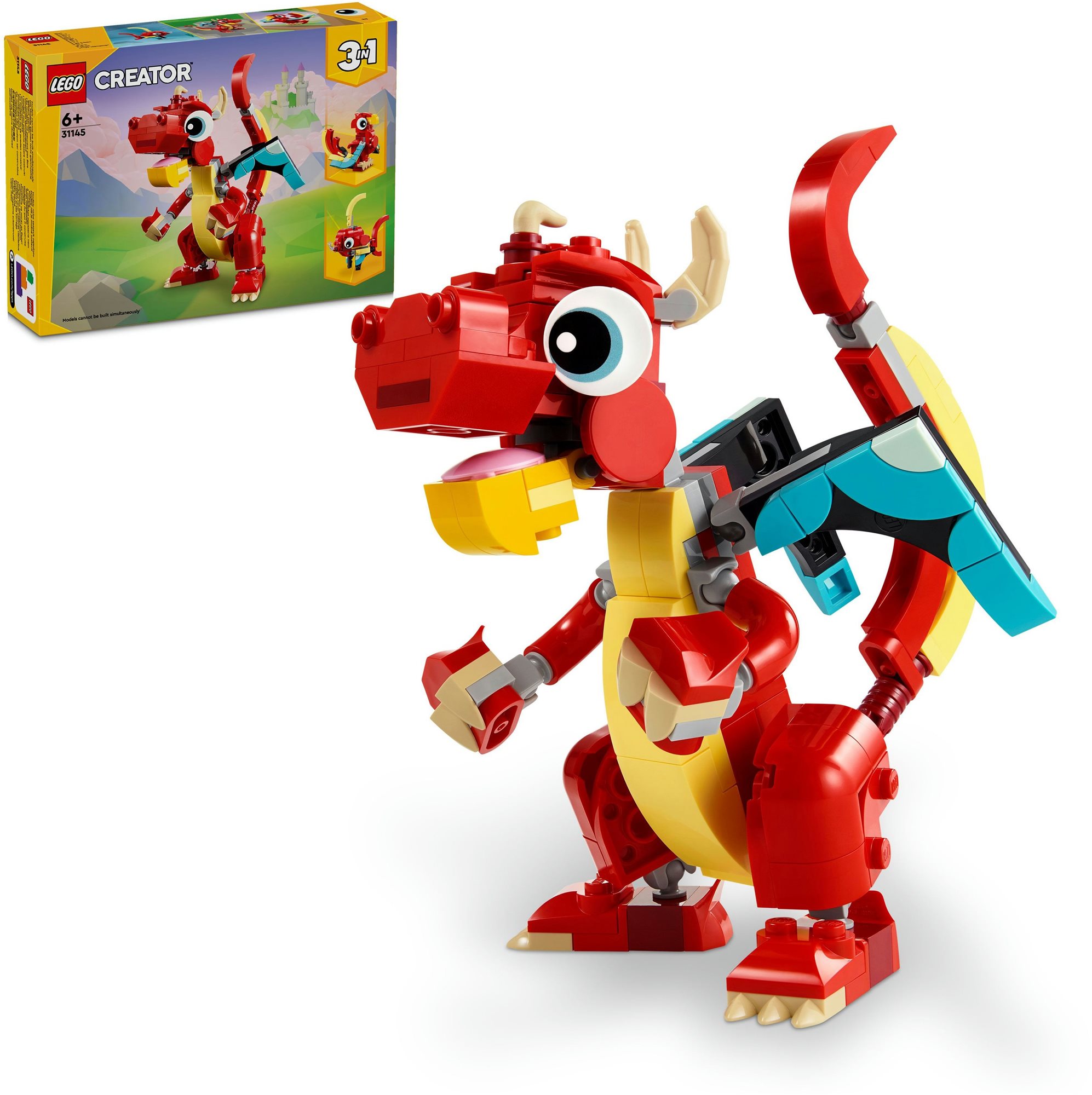LEGO® Creator 3 v 1 31145 Červený drak LEGO stavebnica