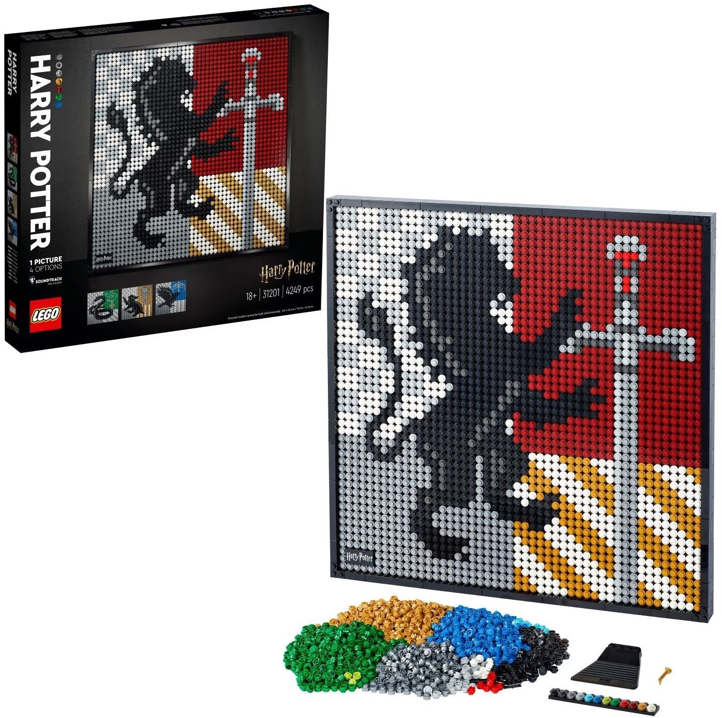 LEGO® Art 31201 Harry Potter™ Hogwarts™ Crests LEGO Set