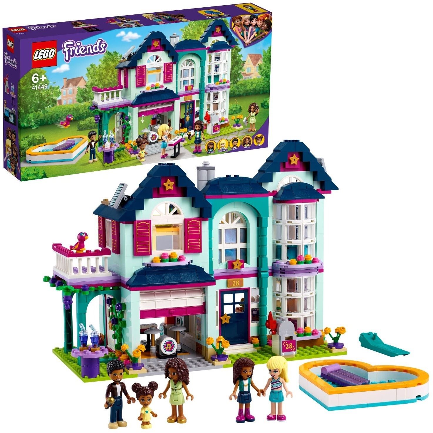 LEGO Friends 41449 Andrea's Family House LEGO Set