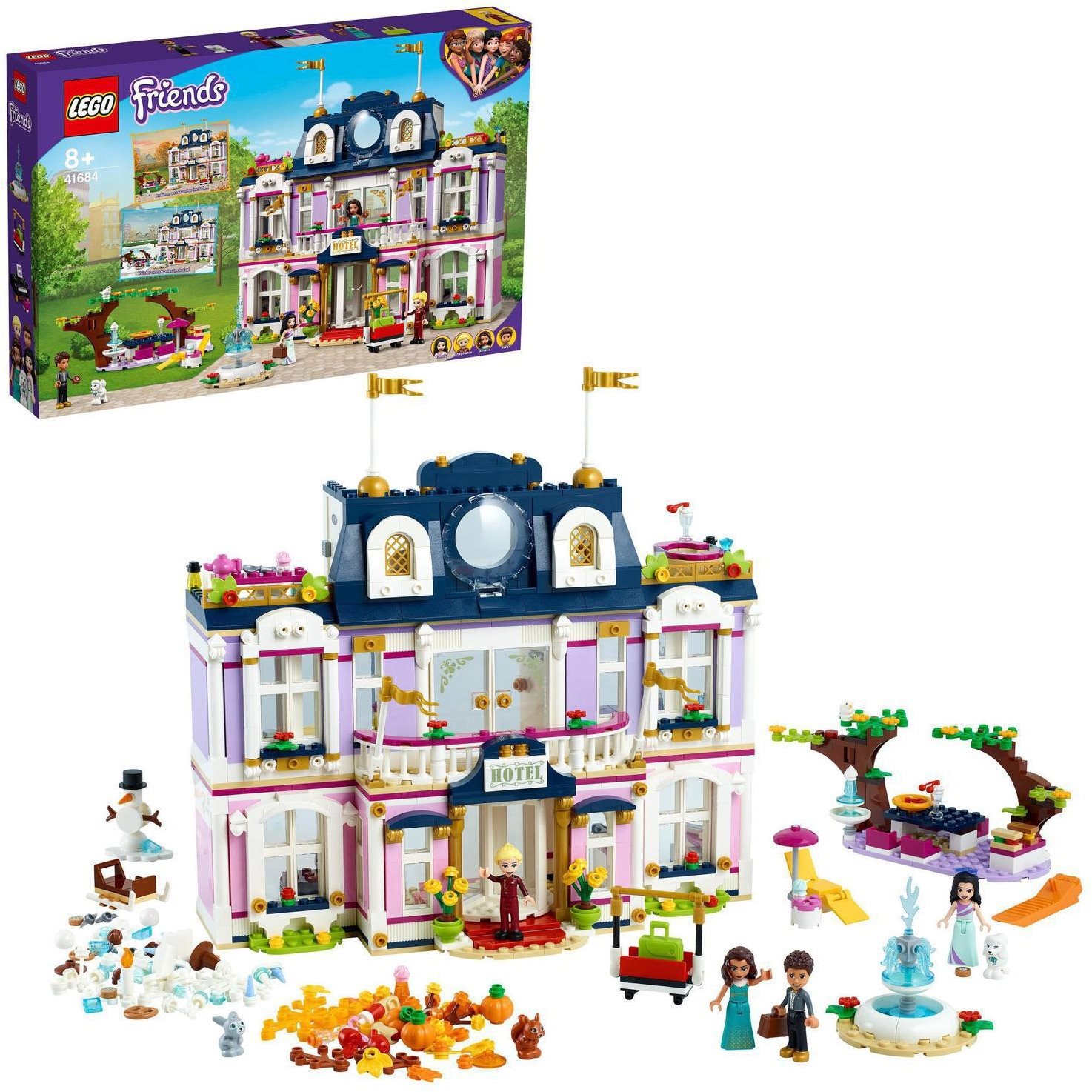 LEGO Friends 41684 Le Grand hôtel de Heartlake City Construction...