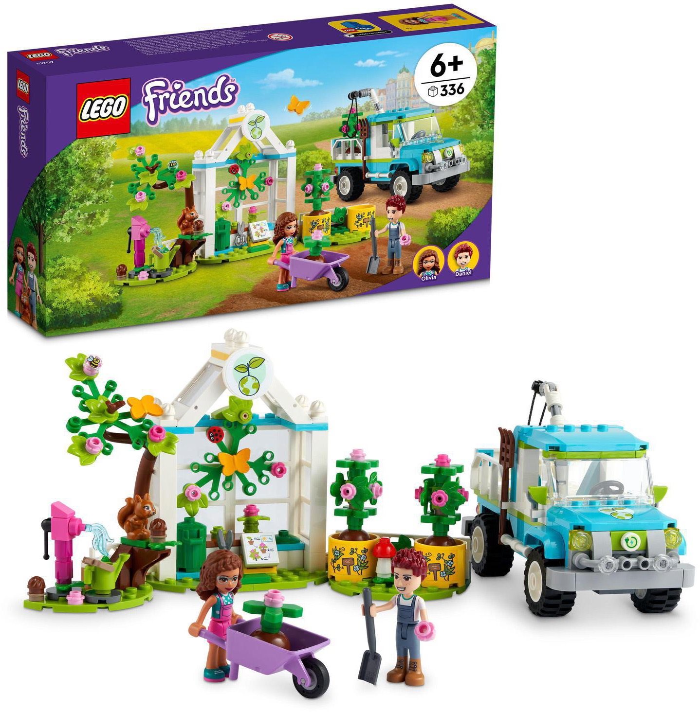 LEGO® Friends 41707 Auto sázečů stromů LEGO stavebnice