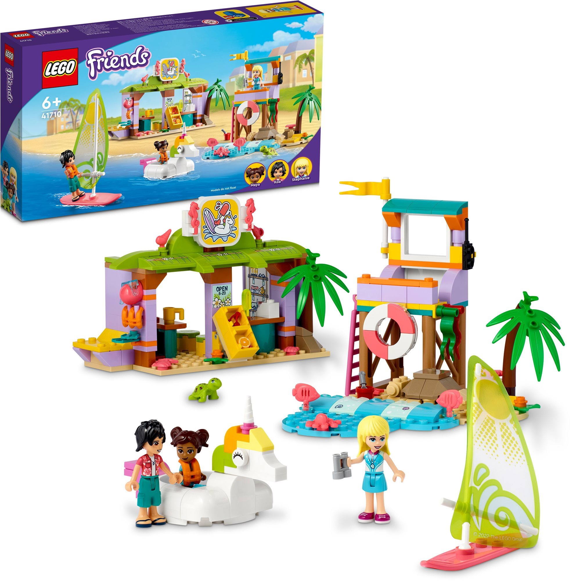 LEGO Friends 41710 Animation et surf a la plage Construction LEGO