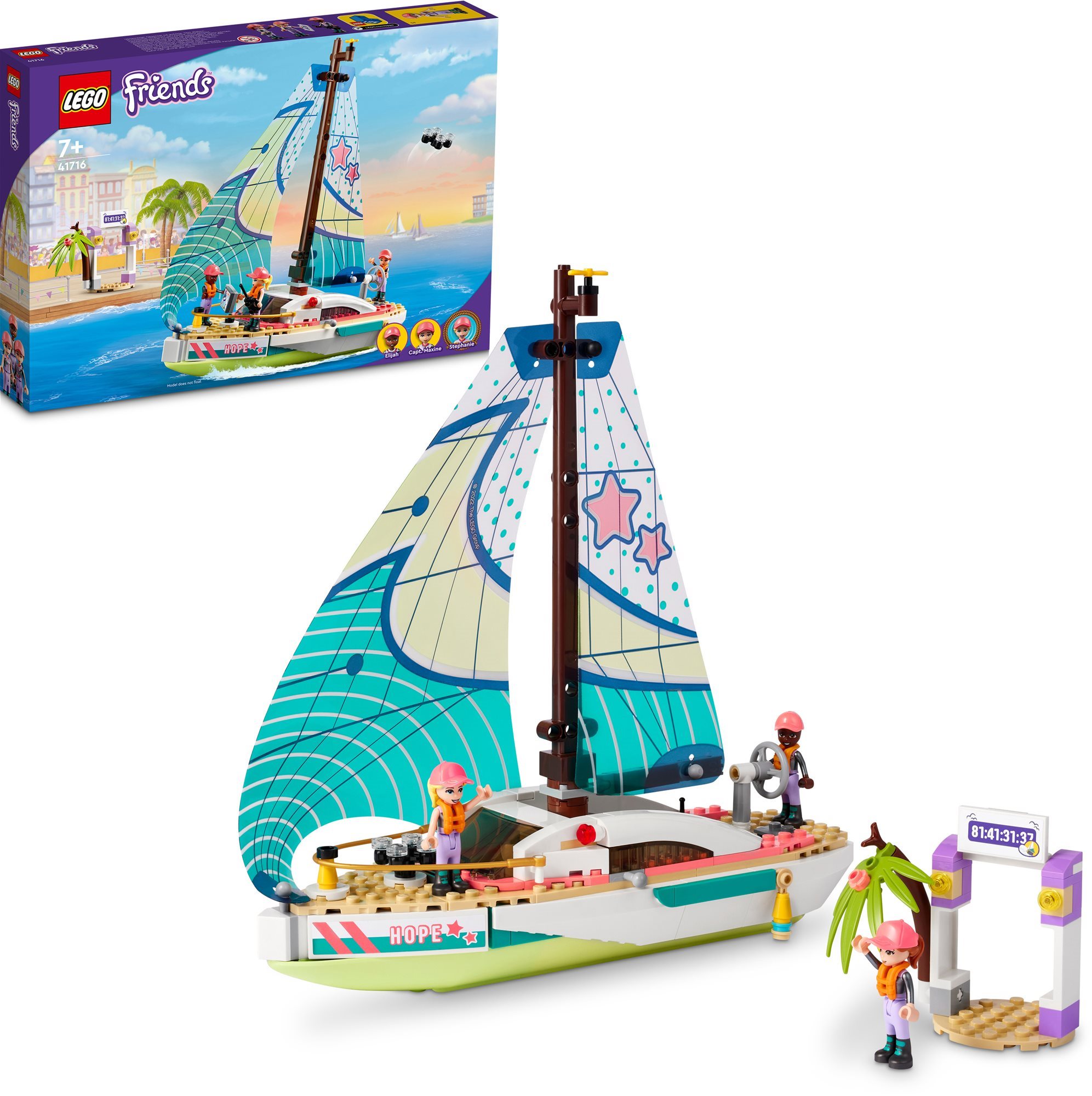 LEGO® Friends 41716 - Stephanie a dobrodružstvo na plachetnici LEGO...