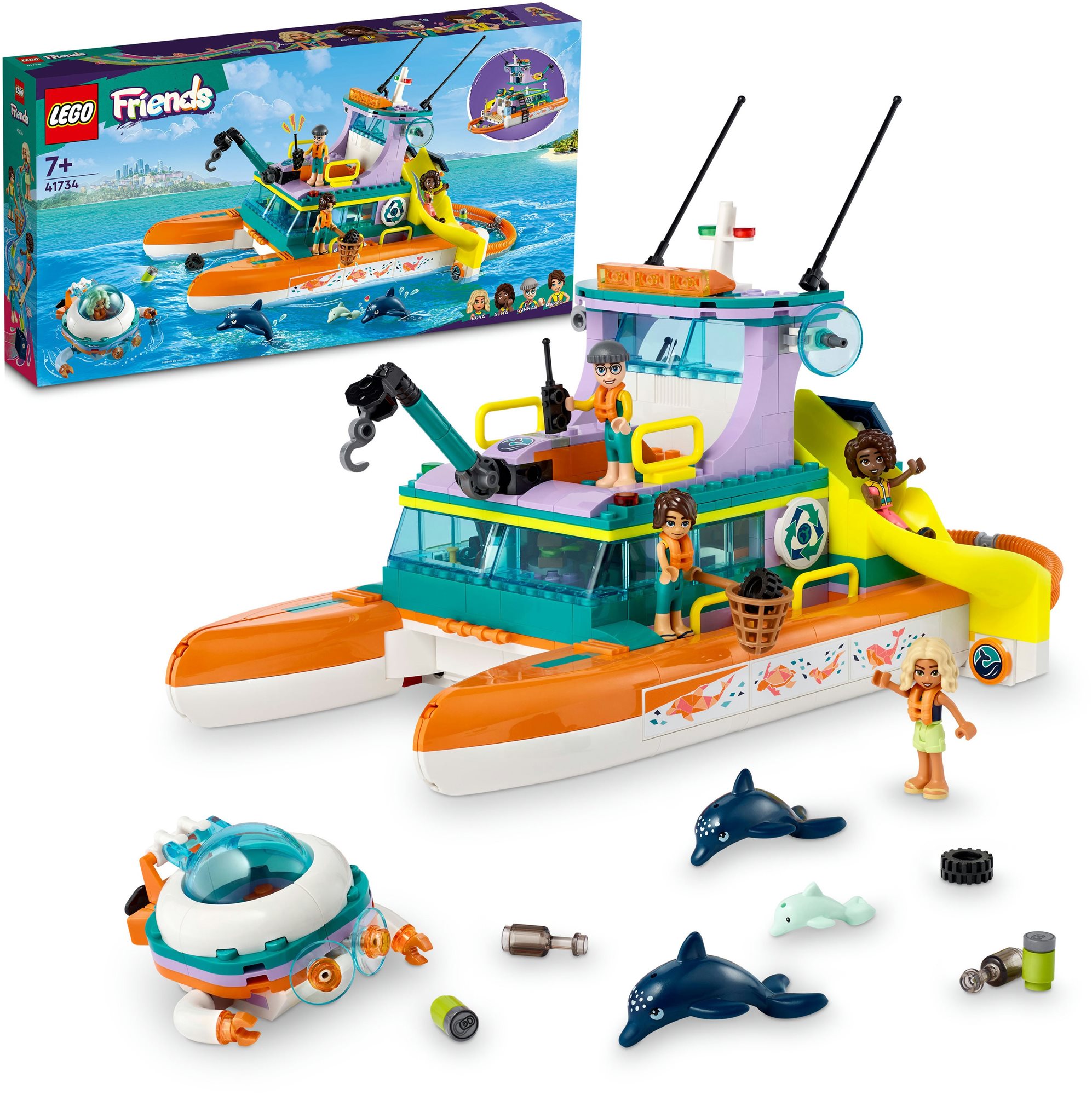 LEGO® Friends 41734 Seerettungsboot LEGO-Bausatz
