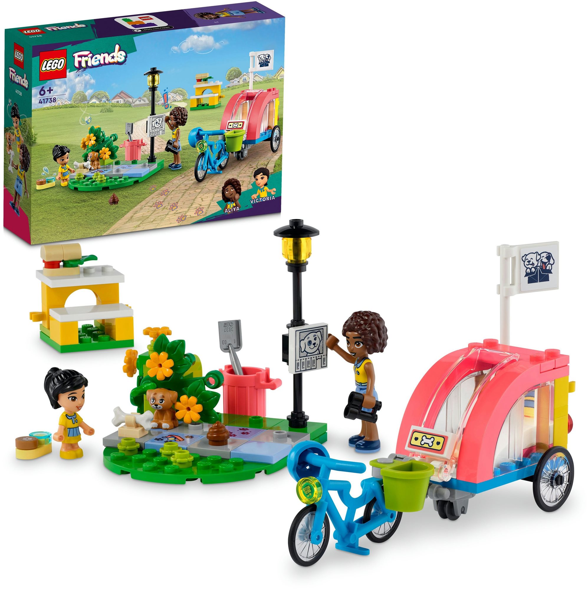 LEGO® Friends 41738 Bicykel na záchranu psíkov LEGO stavebnica