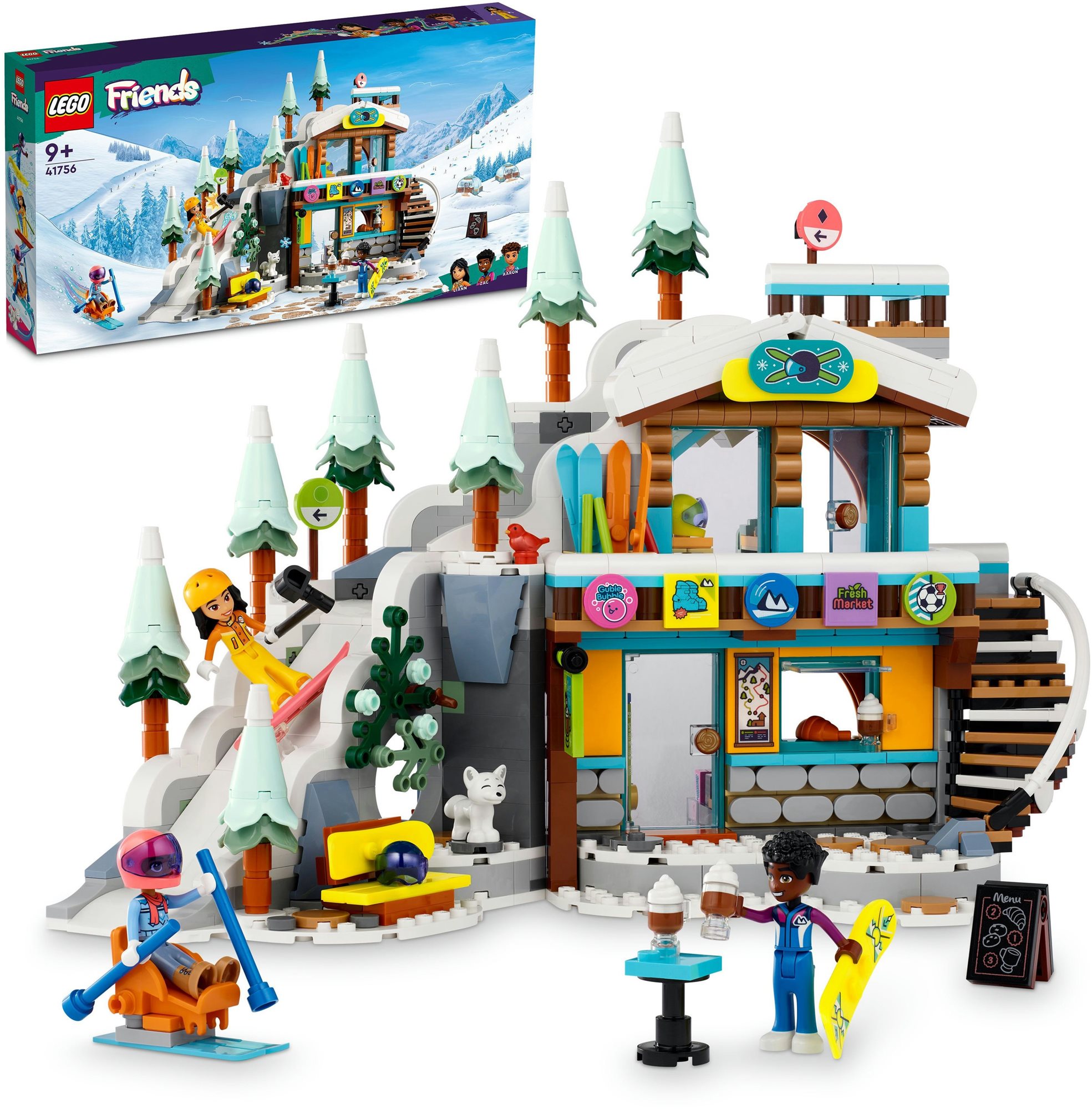 LEGO® Friends 41756 Ünnepi sípálya és kávézó LEGO