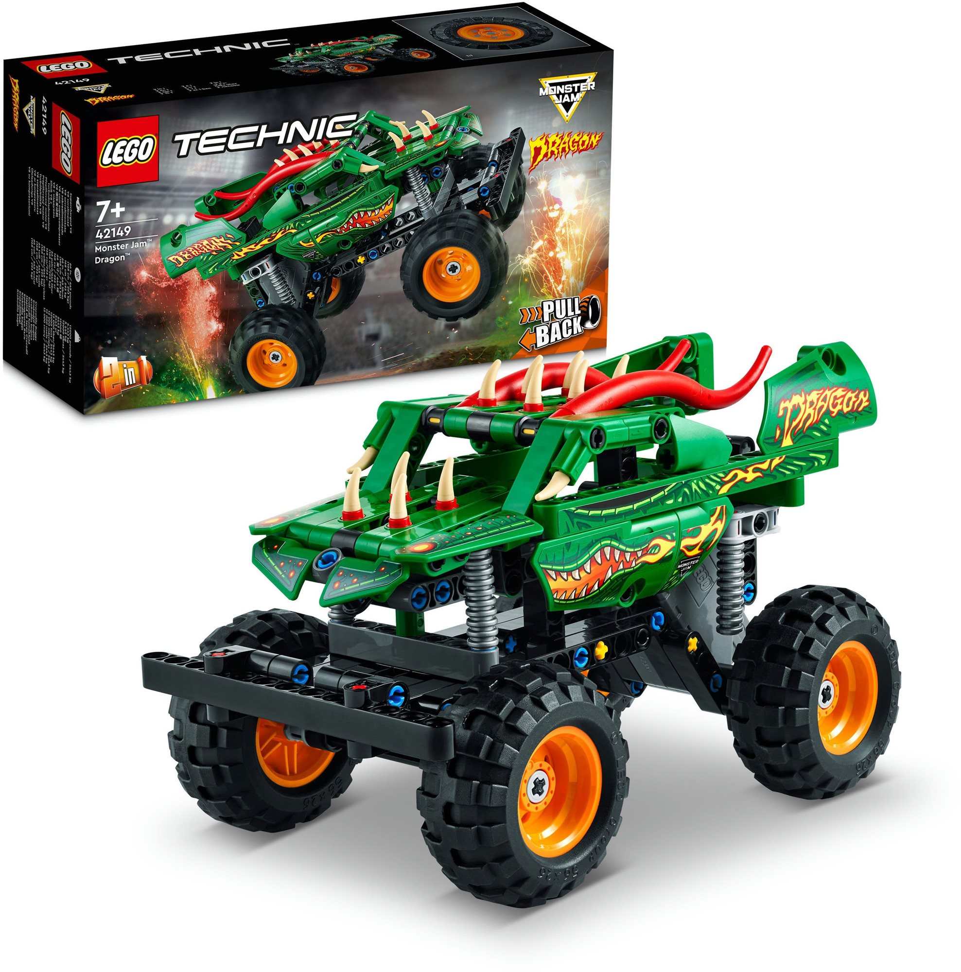 LEGO® Technic 42149 Monster Jam™ Dragon™ LEGO stavebnica