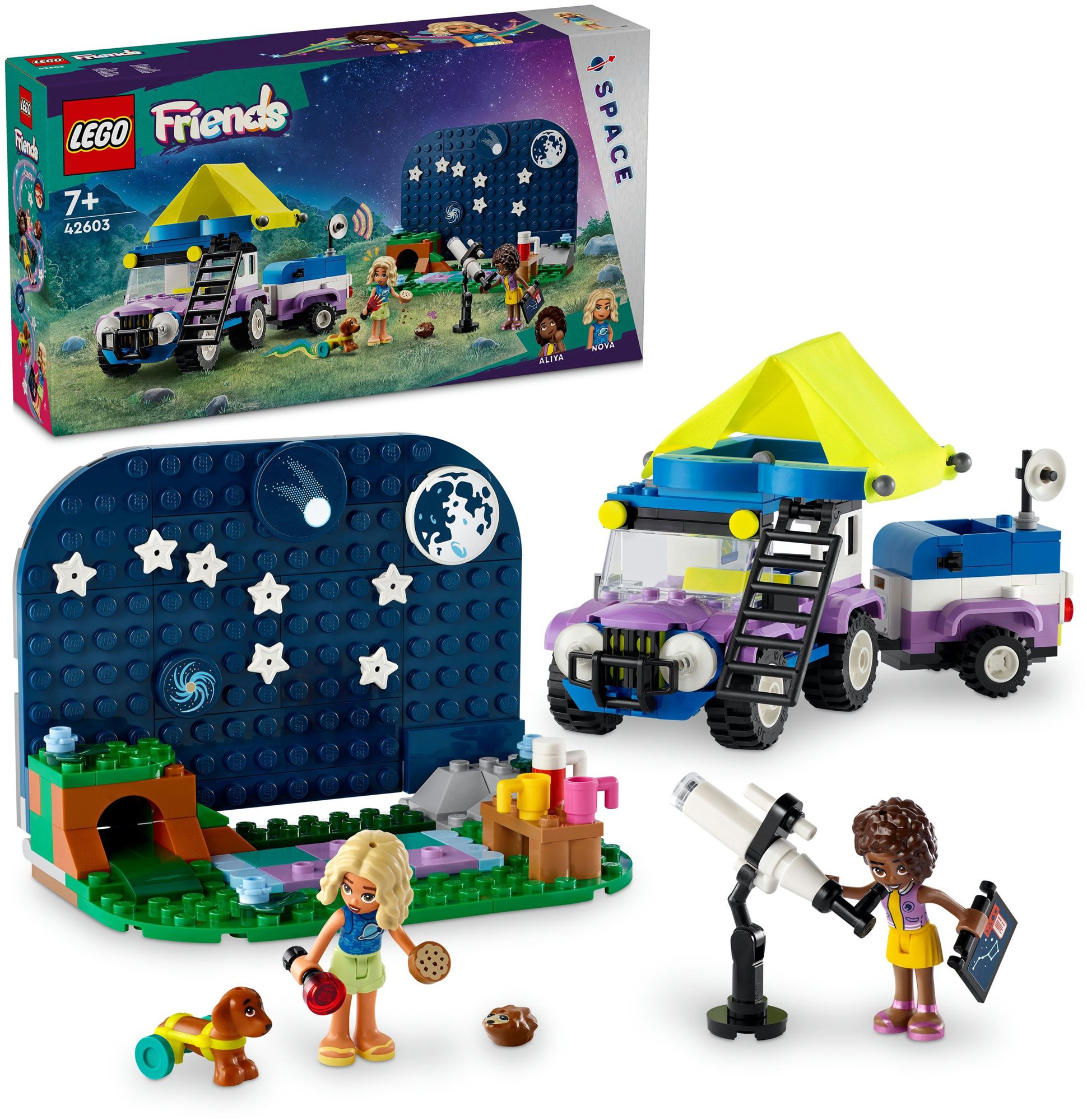 LEGO® Friends 42603 Karavan na pozorovanie hviezd LEGO stavebnica