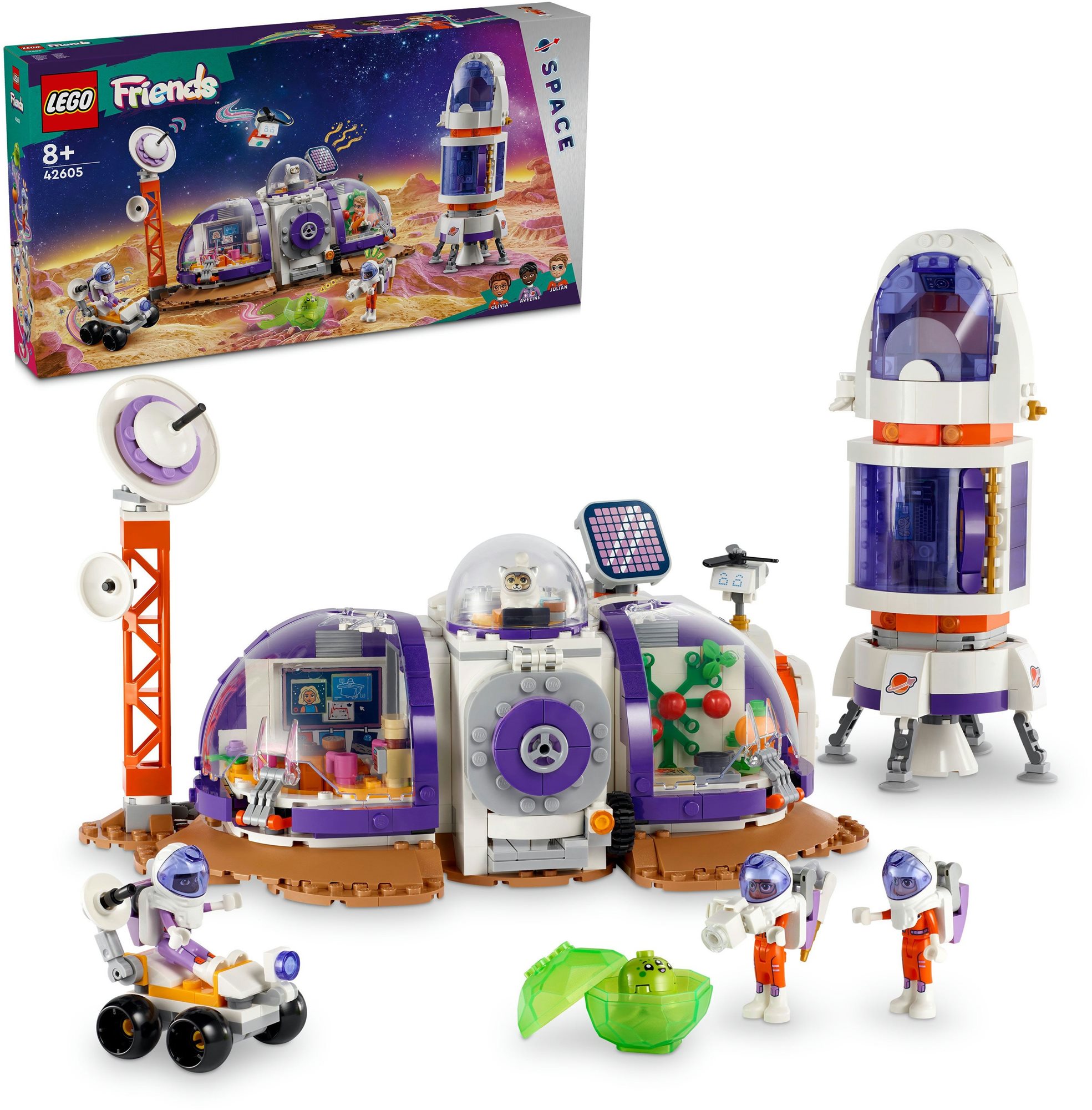 LEGO® Friends 42605 Základňa na Marse a raketa LEGO stavebnica