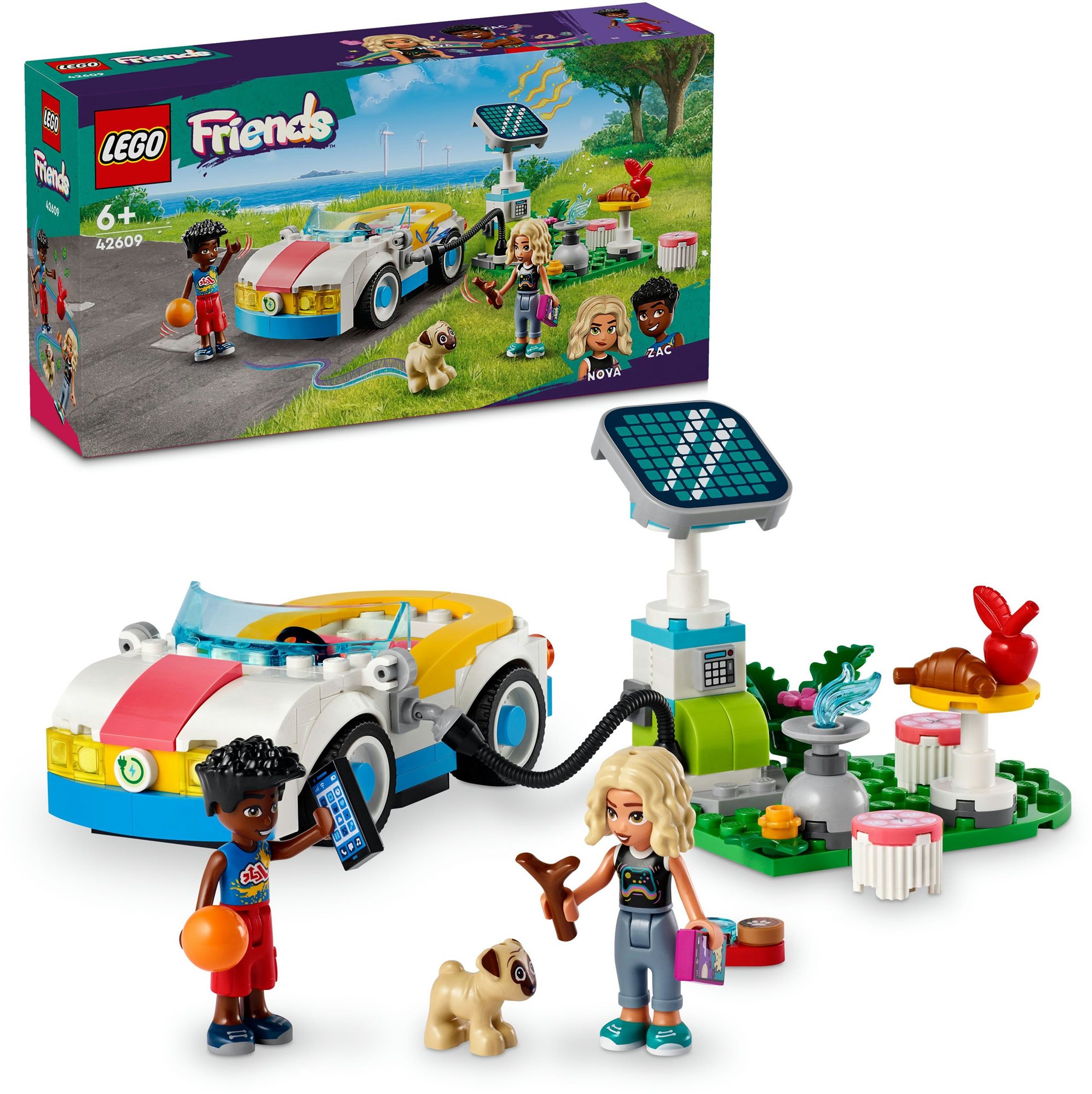 LEGO® Friends 42609 Elektromobil s nabíjačkou LEGO stavebnica