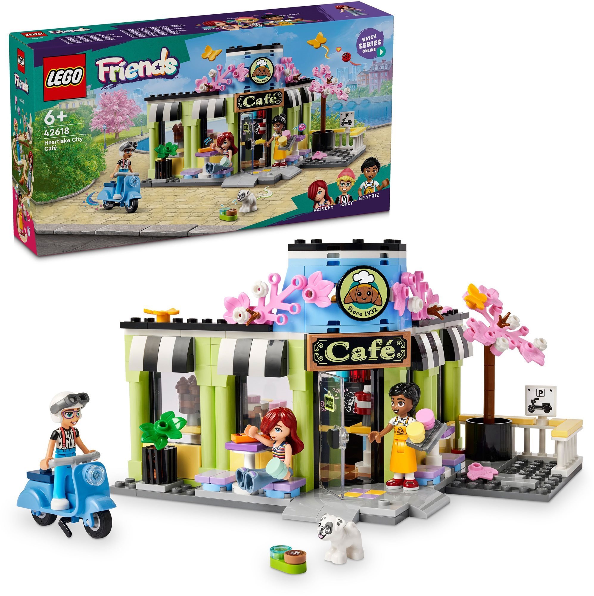 LEGO® Friends 42618 Heartlake City kávézó LEGO