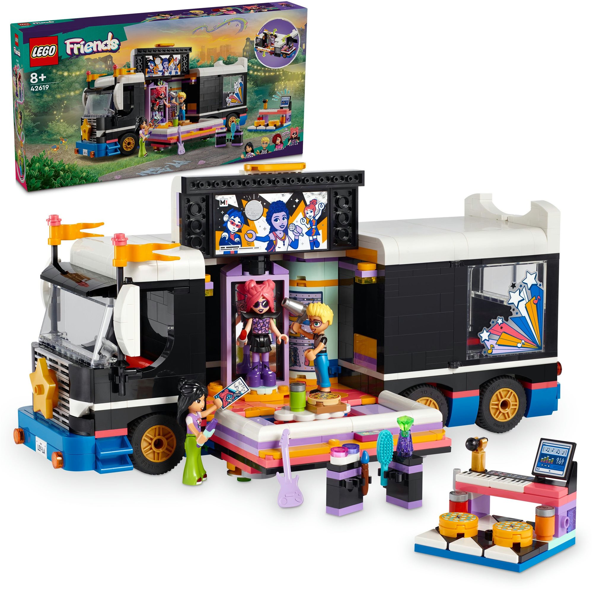 LEGO® Friends 42619 Popsztár turnébusz LEGO