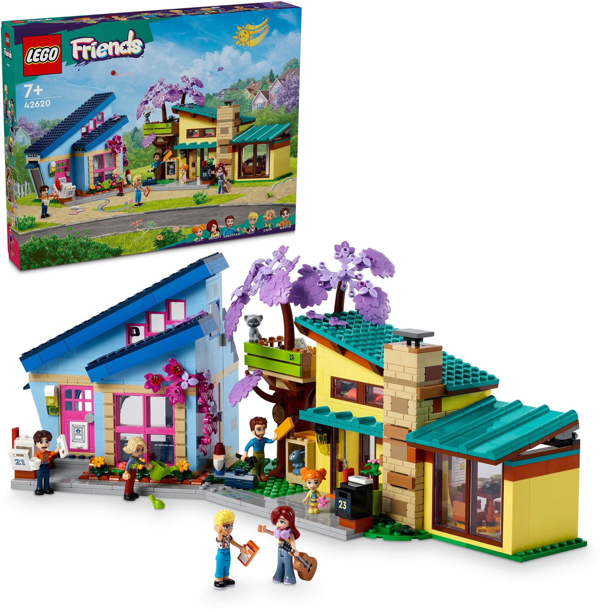 LEGO® Friends 42620 Olly és Paisley családi házai LEGO